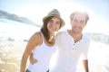 Couple having fun at the beach