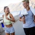 Happy,Young,Fit,People,Couple,Running,Outdoor