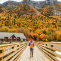 Autumn,Nature,Hiker,Girl,Walking,In,National,Park,In,Quebec