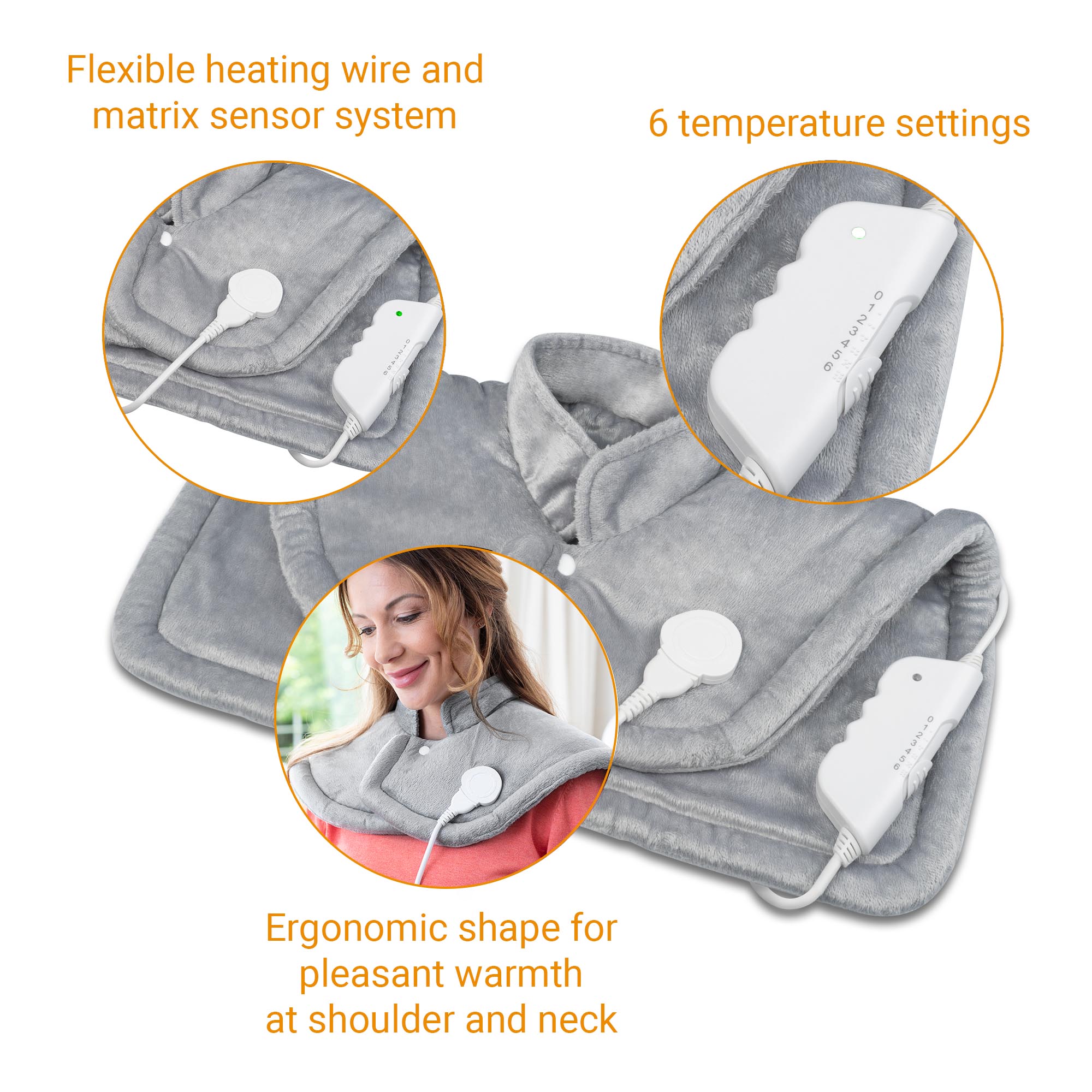 d5d64608fa7a06fb4bd58bef360cd71b HP 622 | Heating pad for neck and shoulder