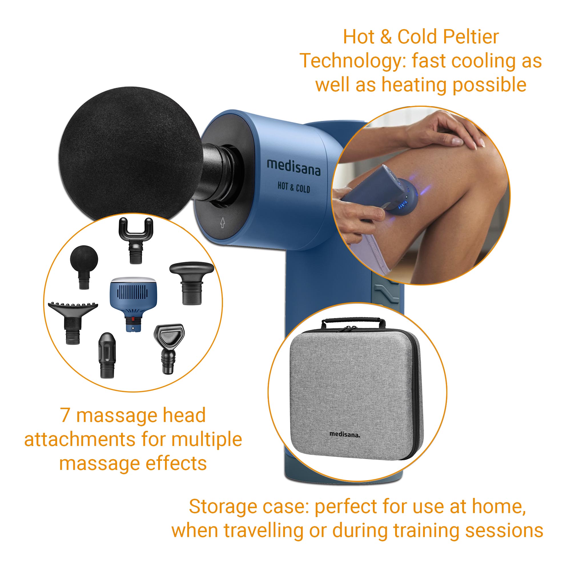 MG 600 | Massage Gun with hot & cold function