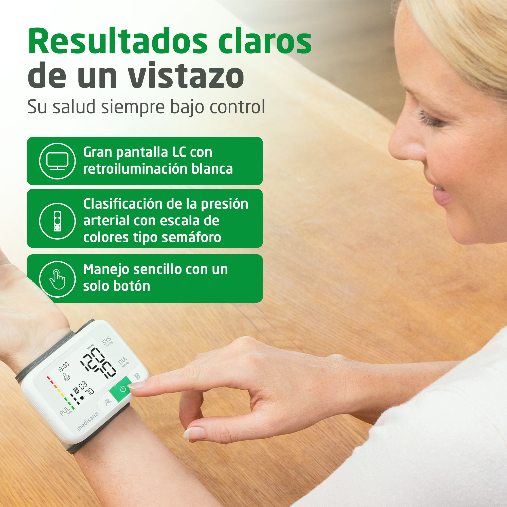 medisana BW 355 Tensiómetro de muñeca