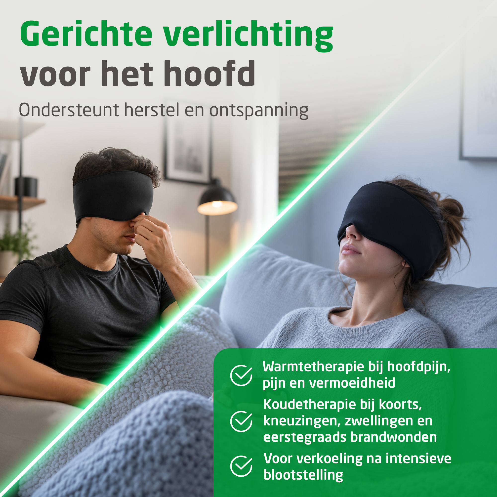 GP 100 | Warm- en koudekompres voor het hoofd