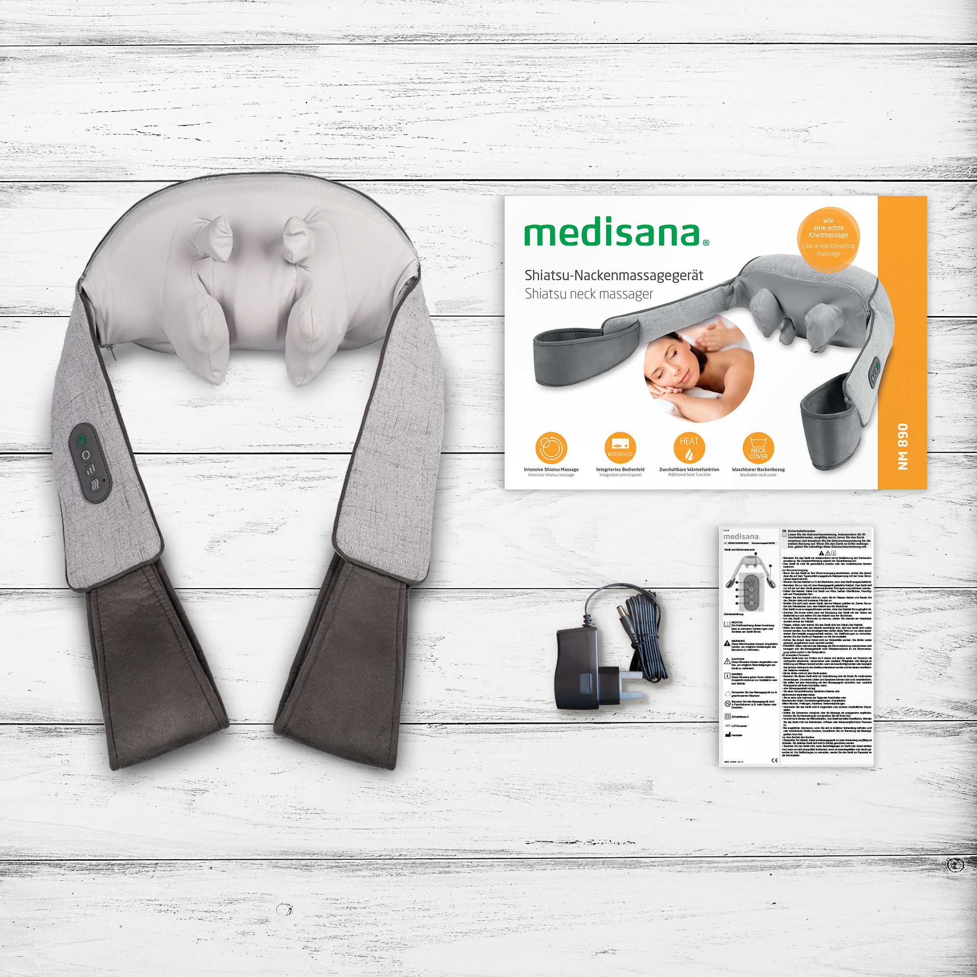 Medisana NM 890 Dispositivo de masaje Shiatsu para el cuello