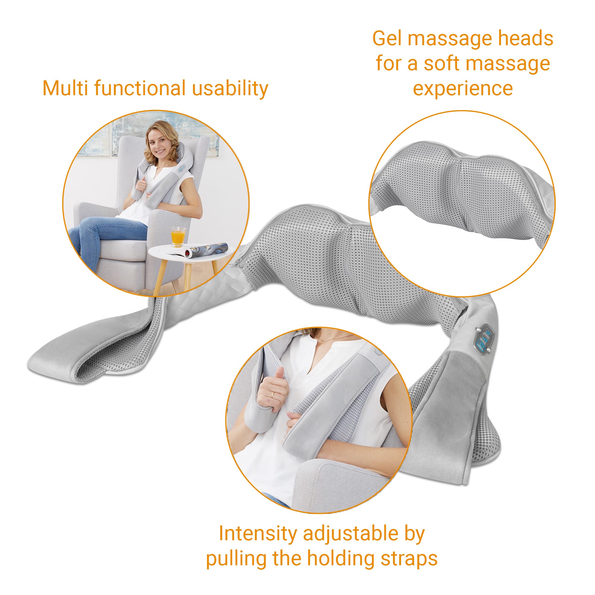 18af26b4125635fe39538ce37f8cc2a5 NMG 850 grey | Gel Shiatsu neck massager