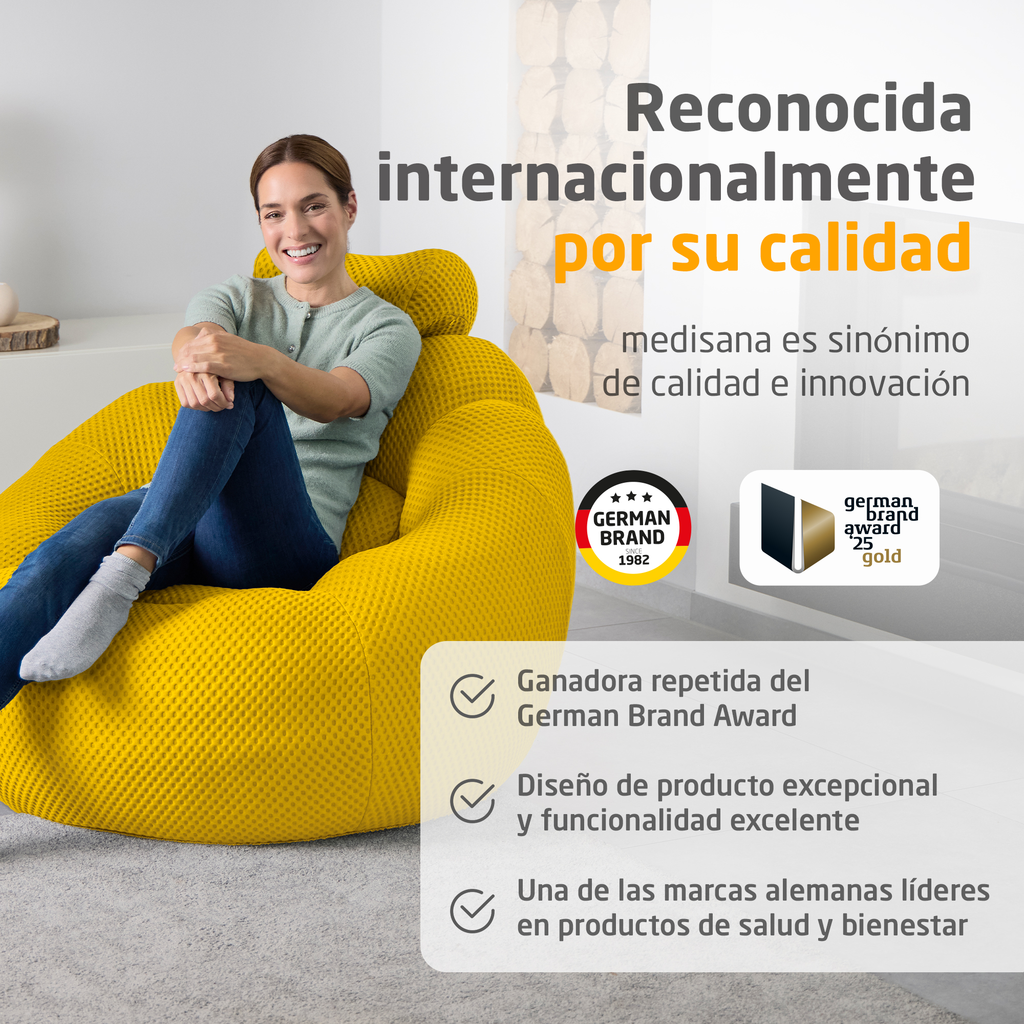 medisana RS 200 Bubble sofa - orange