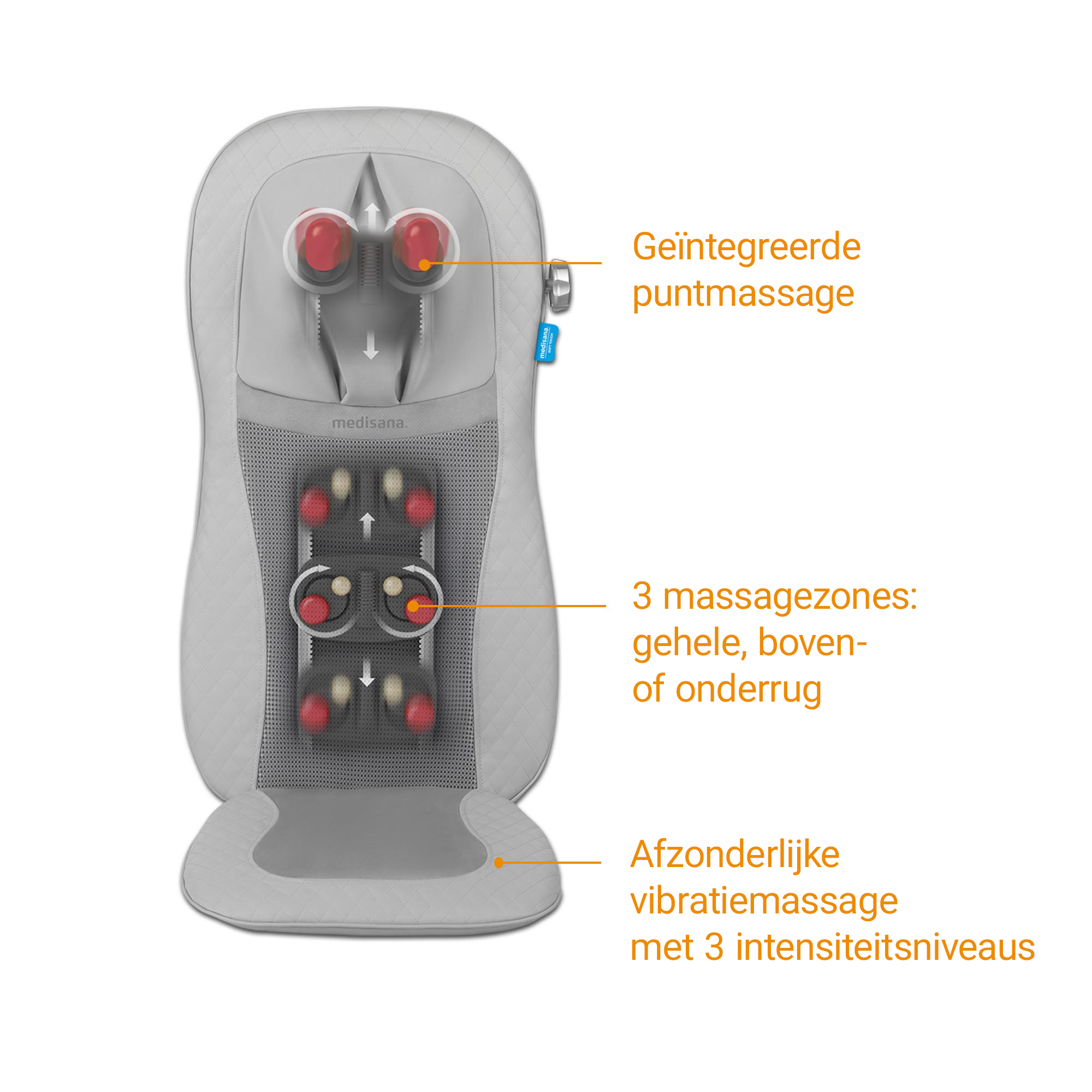 MCG 810 | Gel Shiatsu-massagezitkussen