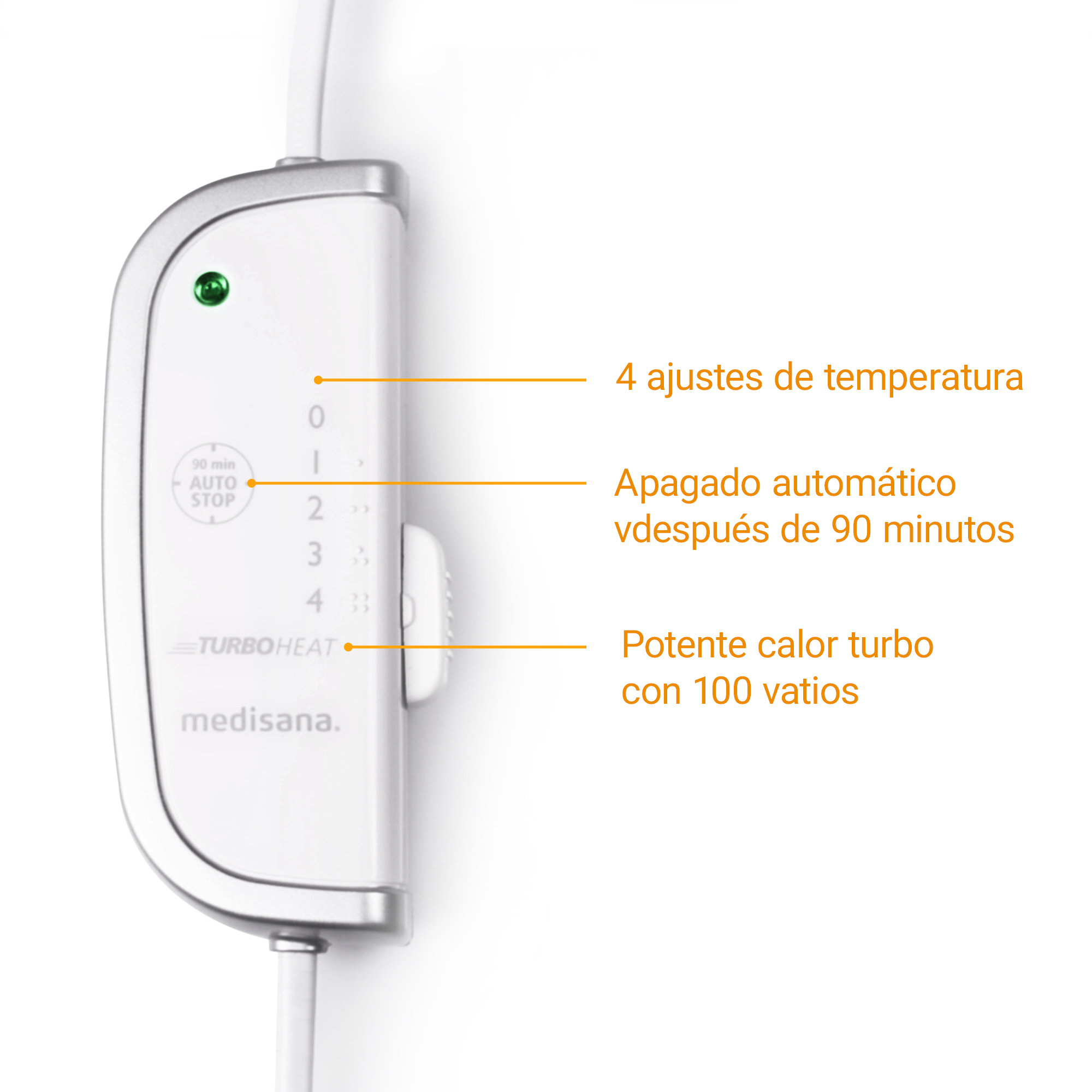 HP 630 | Almohadilla térmica para hombros y espalda