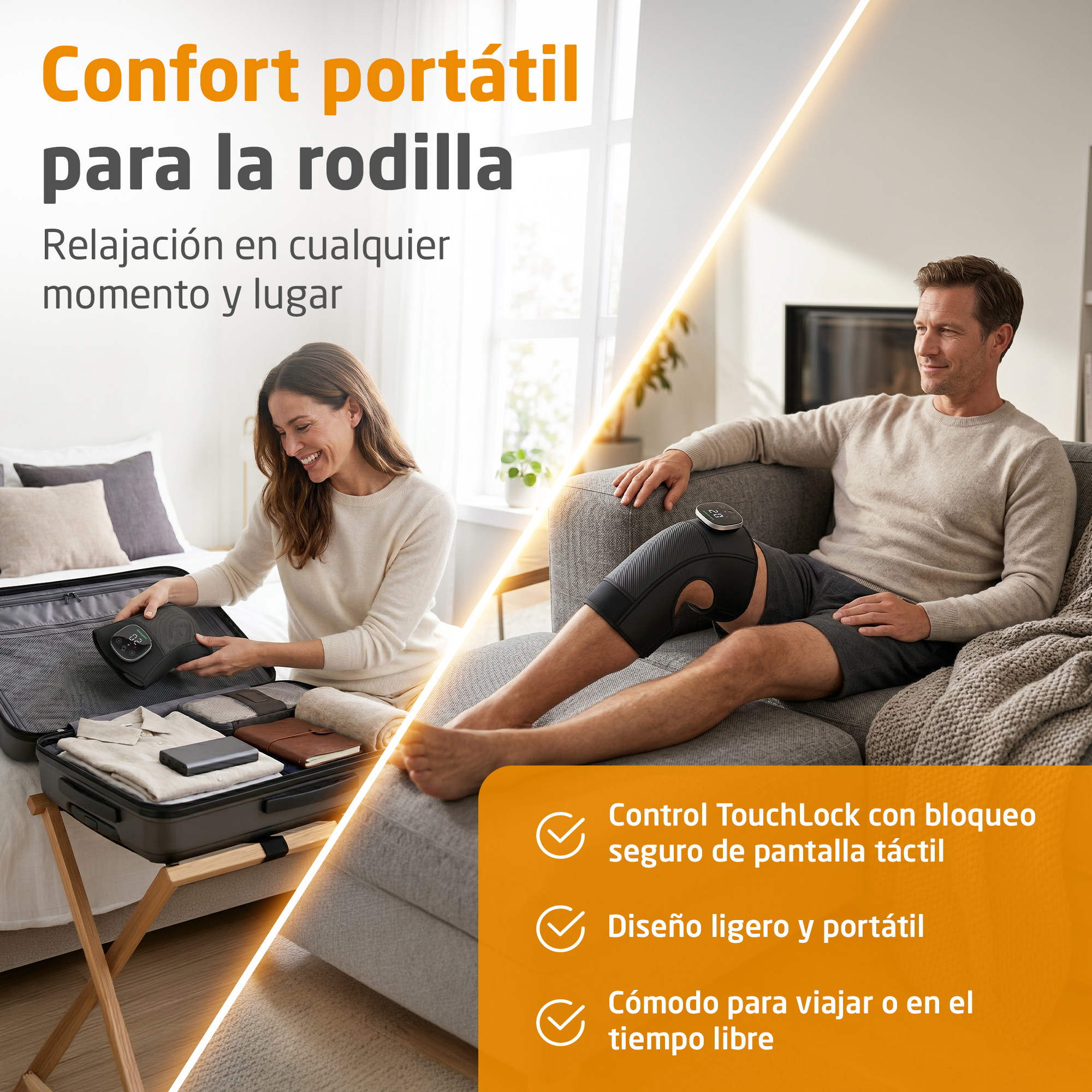 Cordless Vibrating Knee Massager | KM 100