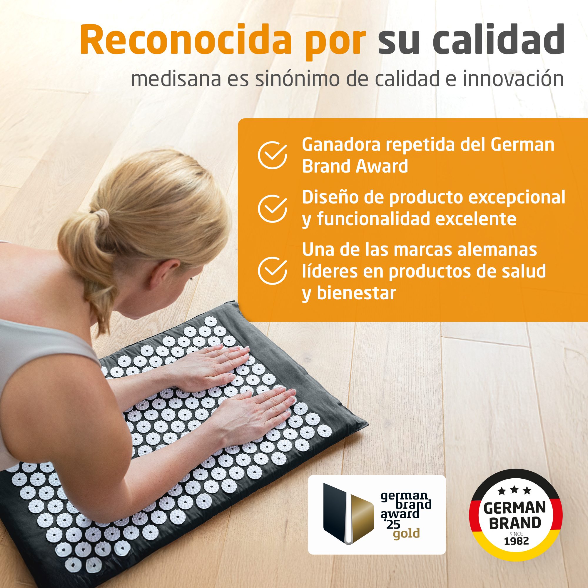 MM 100 | Esterilla de acupresión con calor