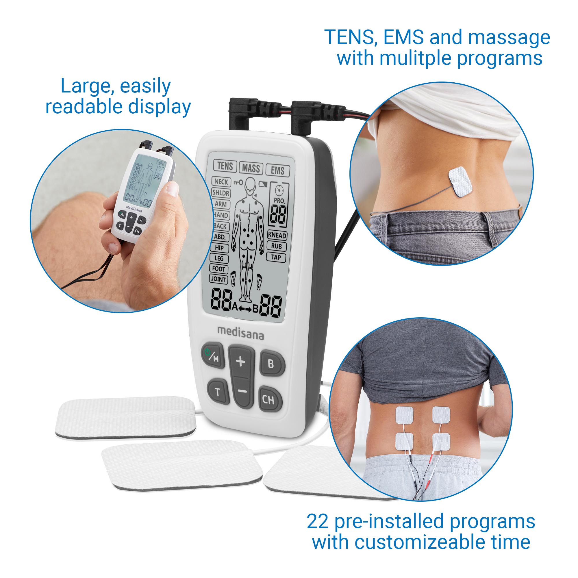 TT 200 | 3 in 1 Electro Therapy Device