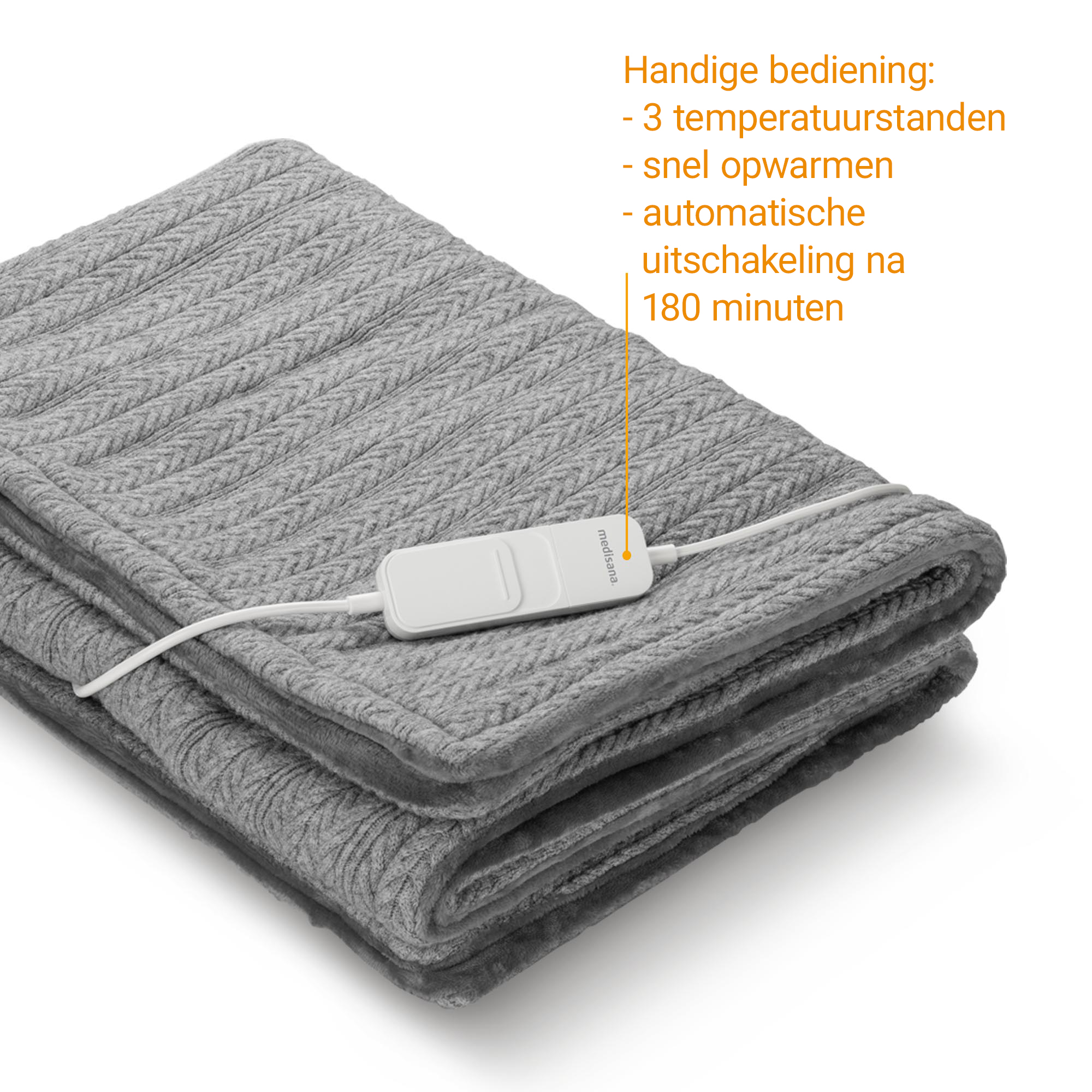HB 680 | Gebreide knuffel-verwarmingsdeken