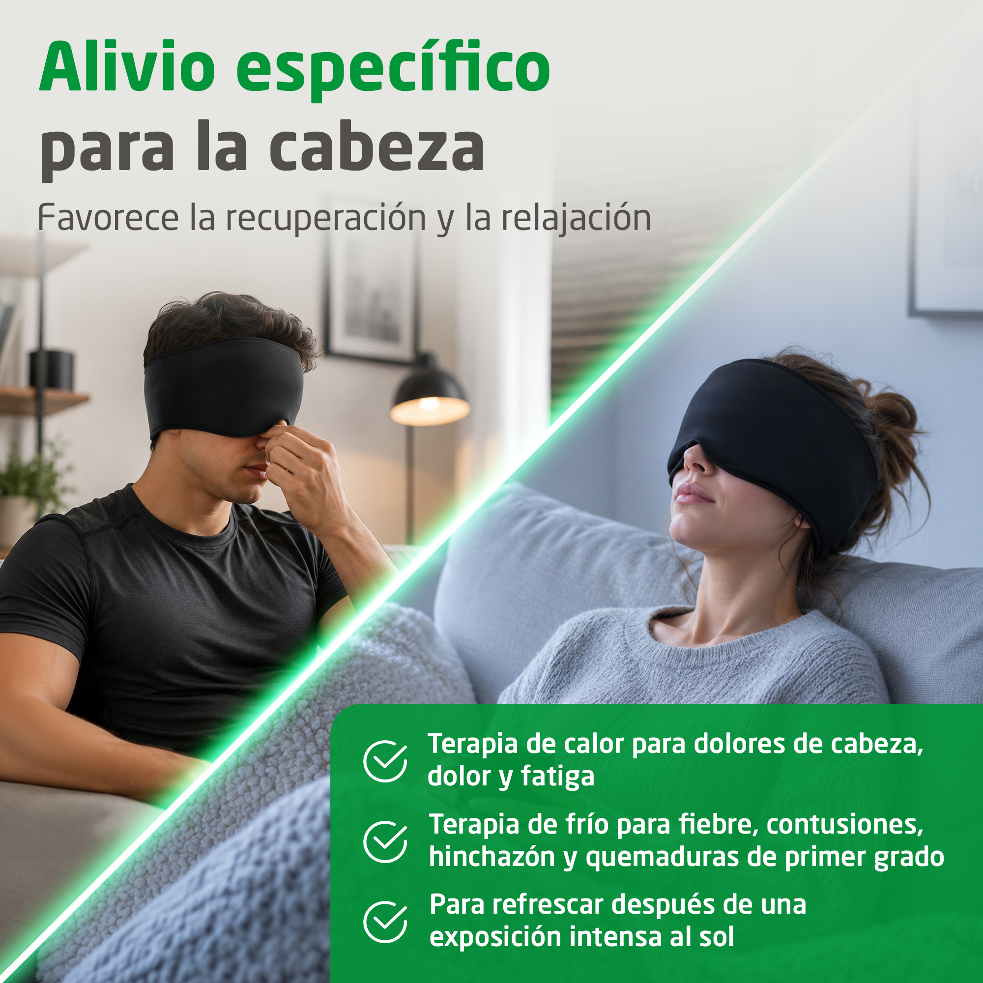 GP 100 | Compresa térmica y fría para la cabeza
