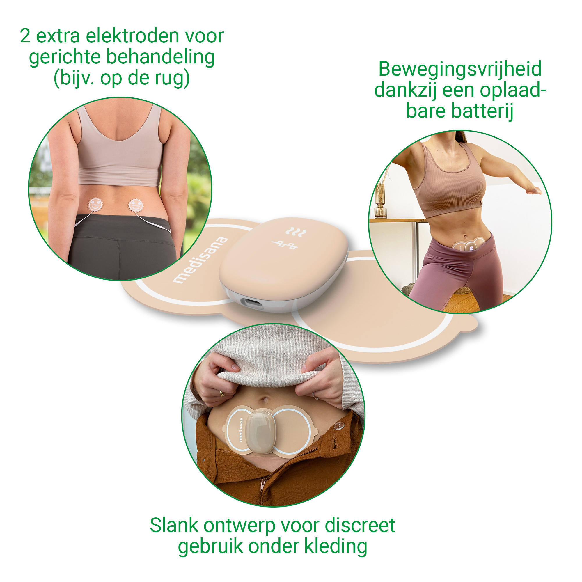 TT 250 | Menstruatiepijn-pad met TENS & warmte