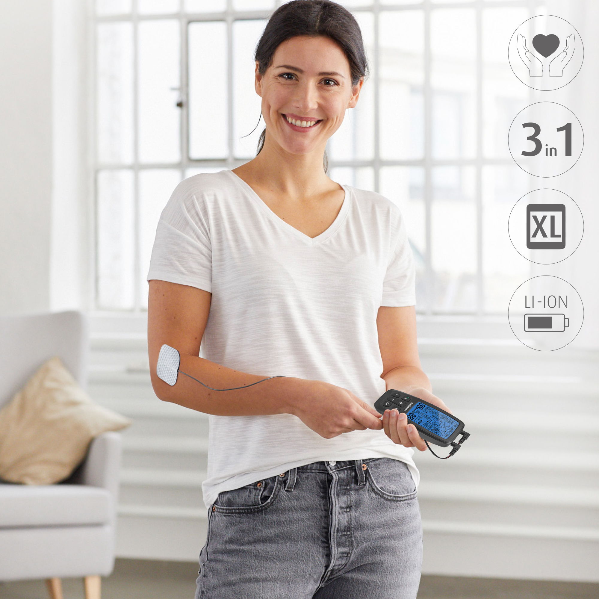 TT 205 | 3-in-1 elektrotherapieapparaat