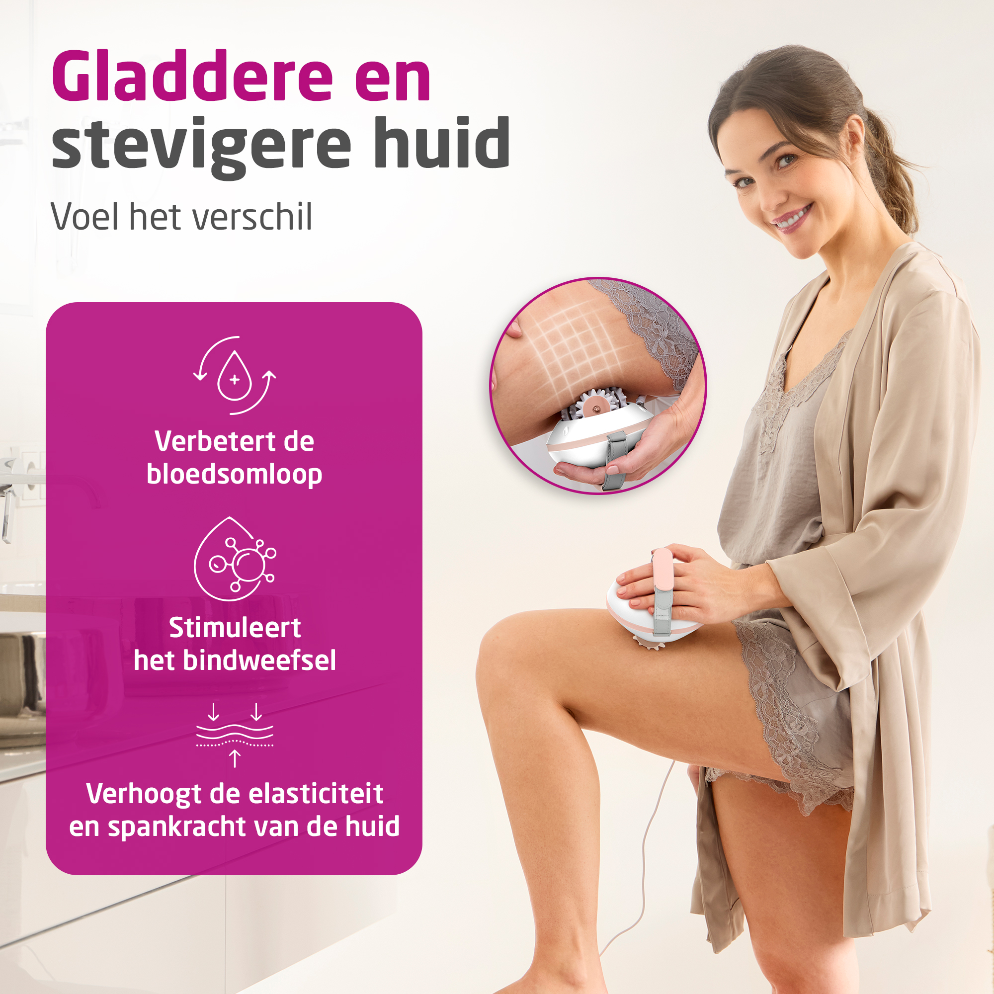 medisana AC 860 cellulitis-massageapparaat