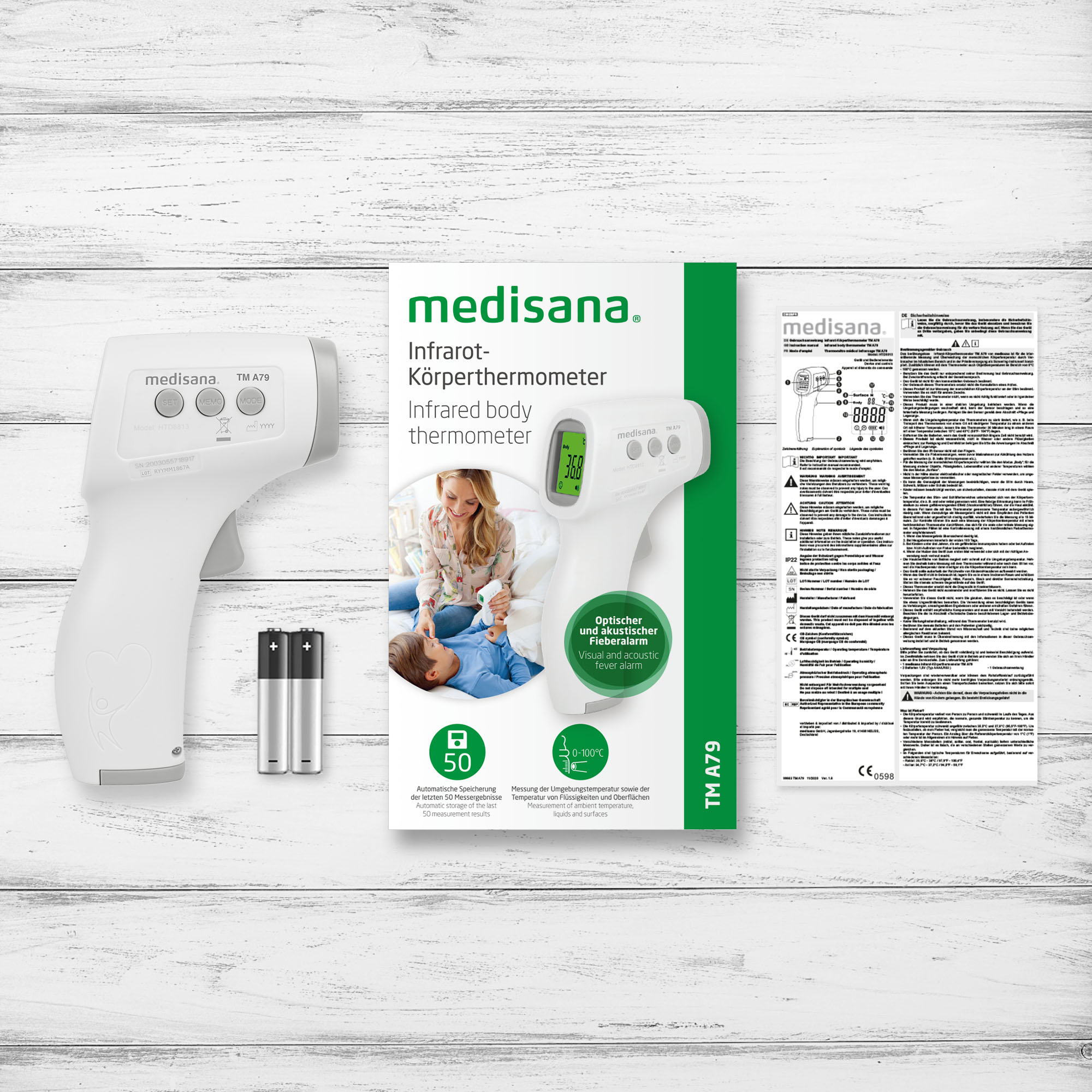 PhasedOut - medisana TM A77 Infrarot-Fieberthermometer