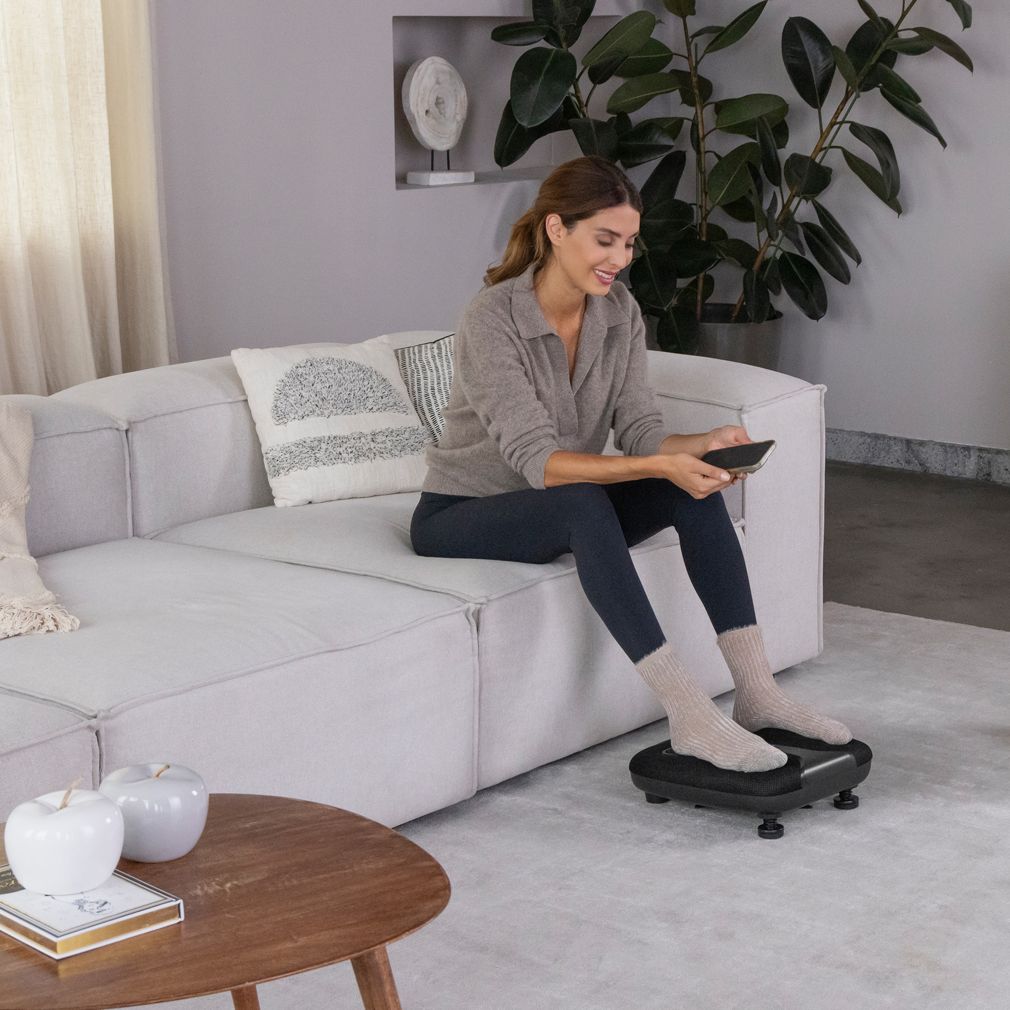 LM 100 | Verkwikkend 2-in-1 voet- en beenmassageapparaat