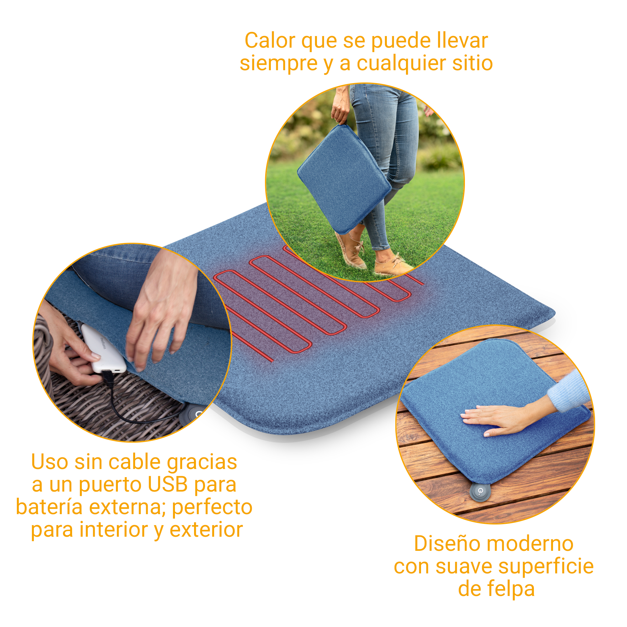 OL 650 | Cojín calefactable para exterior