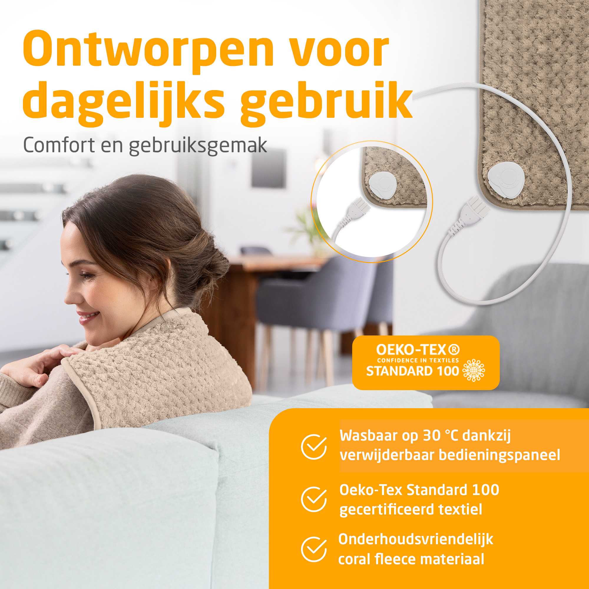 HP 519 | warmtekussen | zandcrème