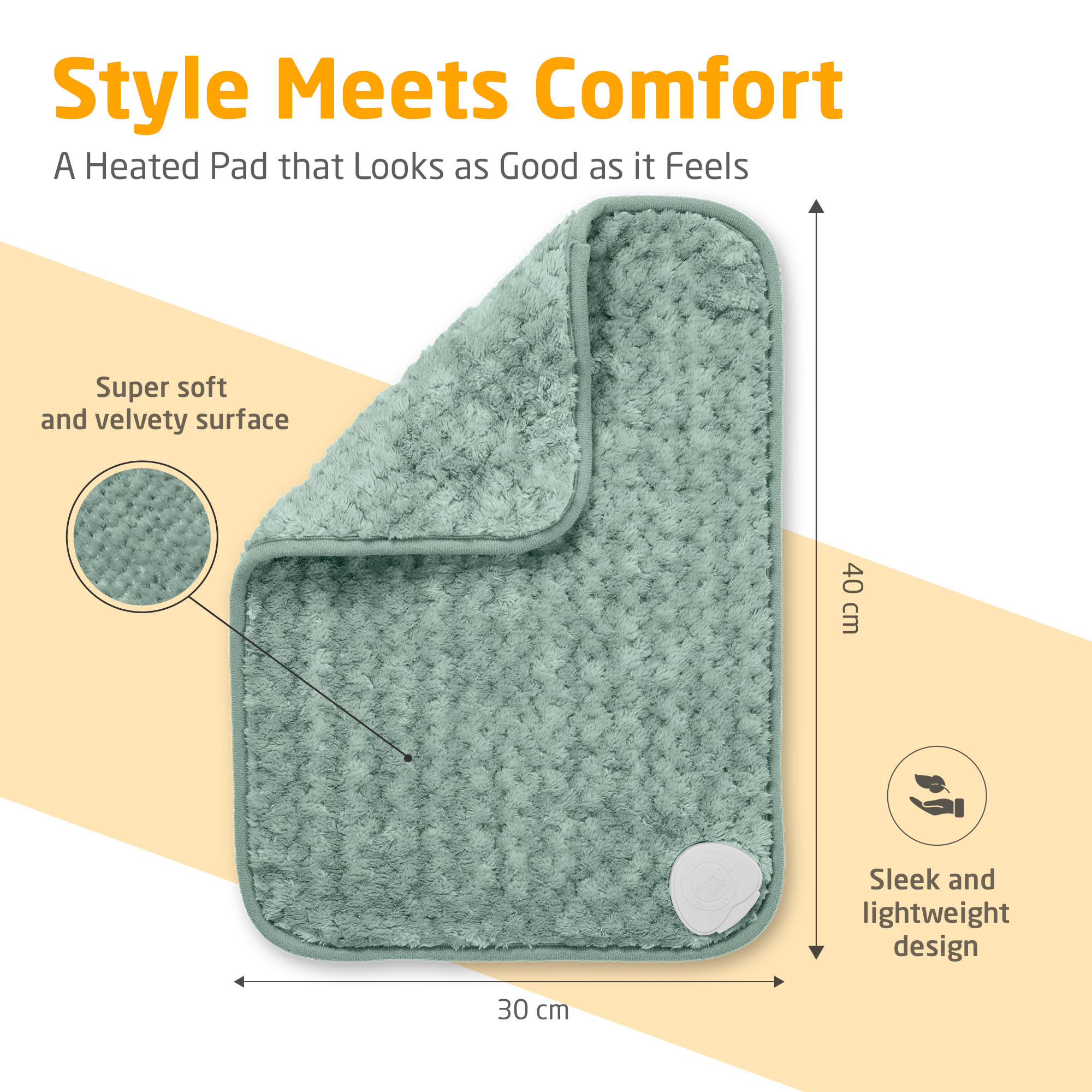 HP 517 | Heated pad | sage green