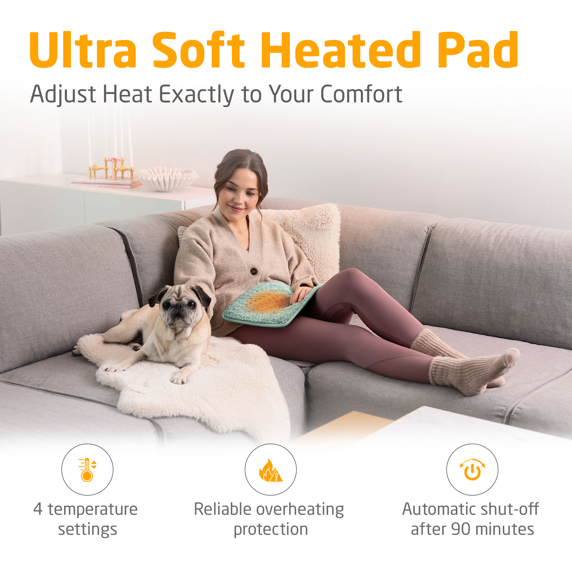 HP 517 | Heated pad | sage green