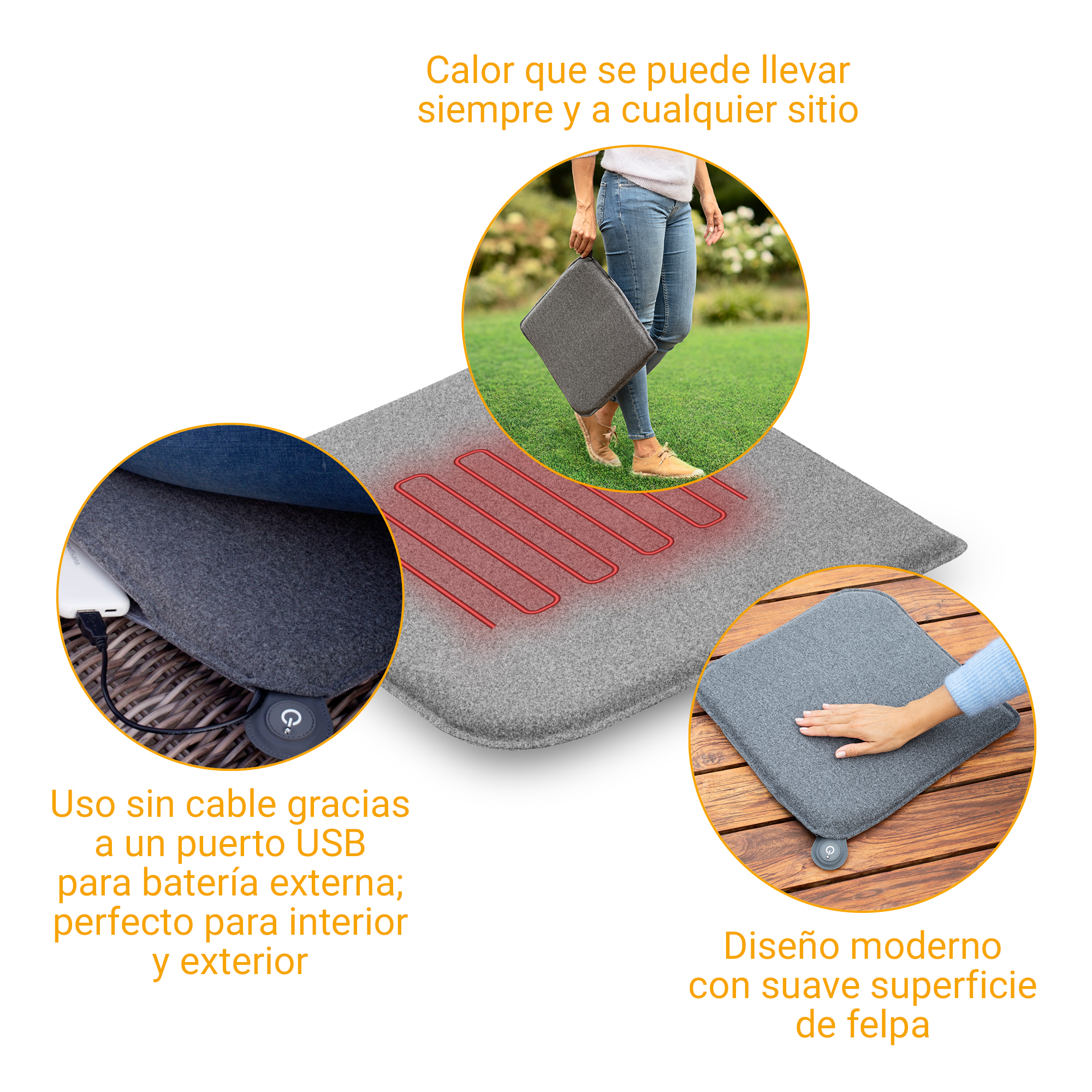 OL 600 | Cojín calefactor para exteriores