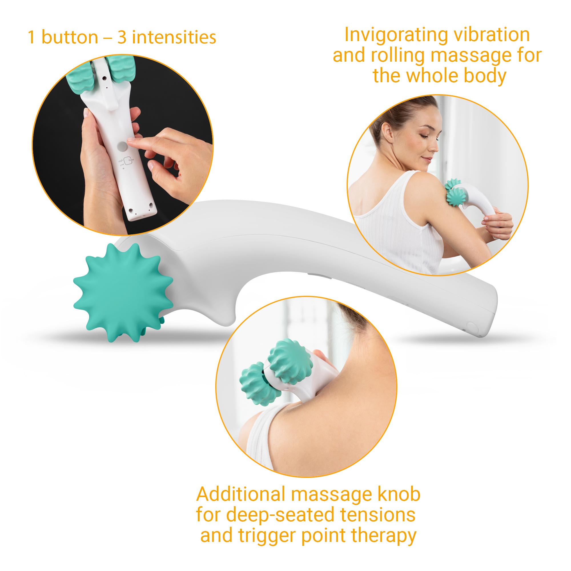 HM 630 | Handheld Roller Massager