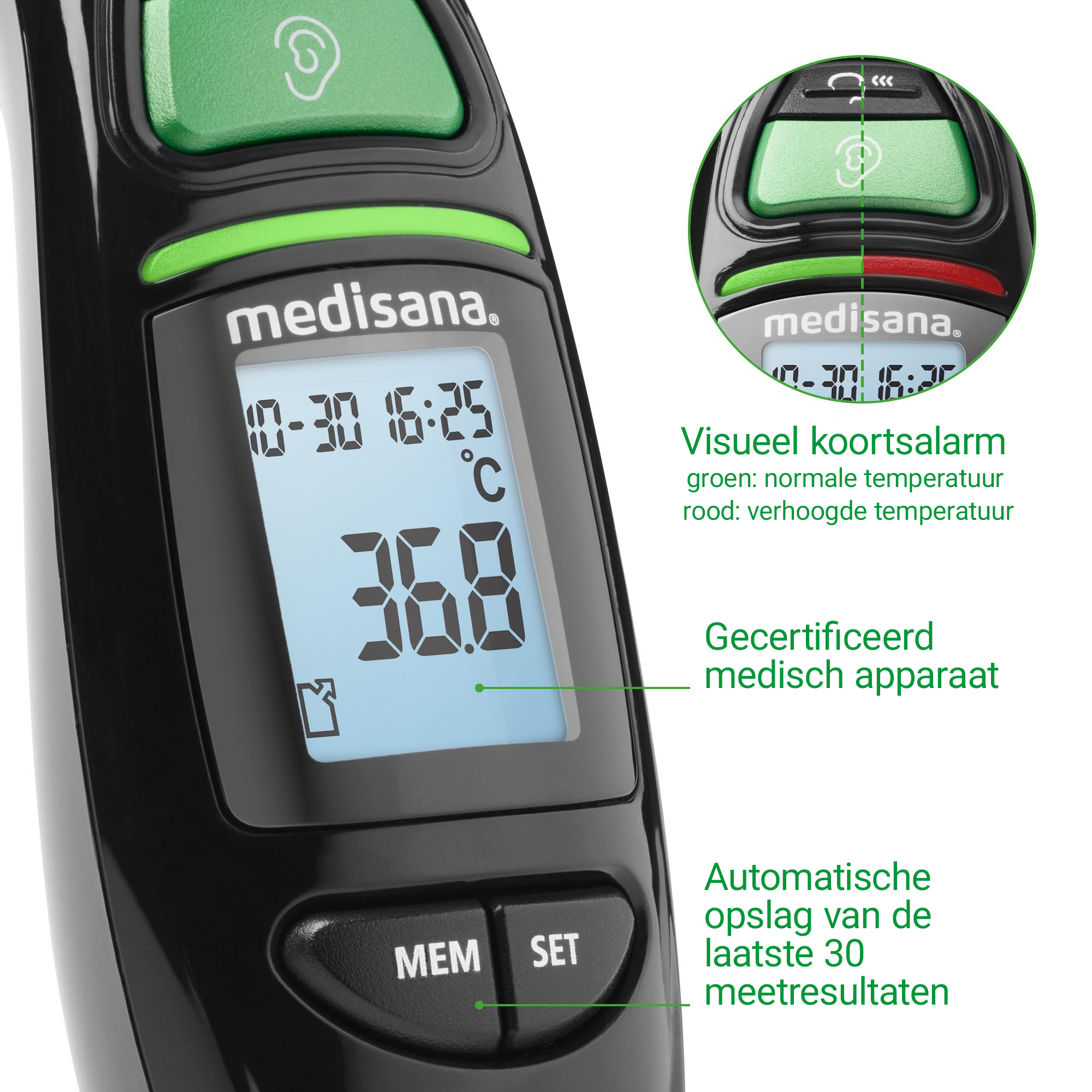 TM 750 | Infrarood-Multifunctionele-Thermometer