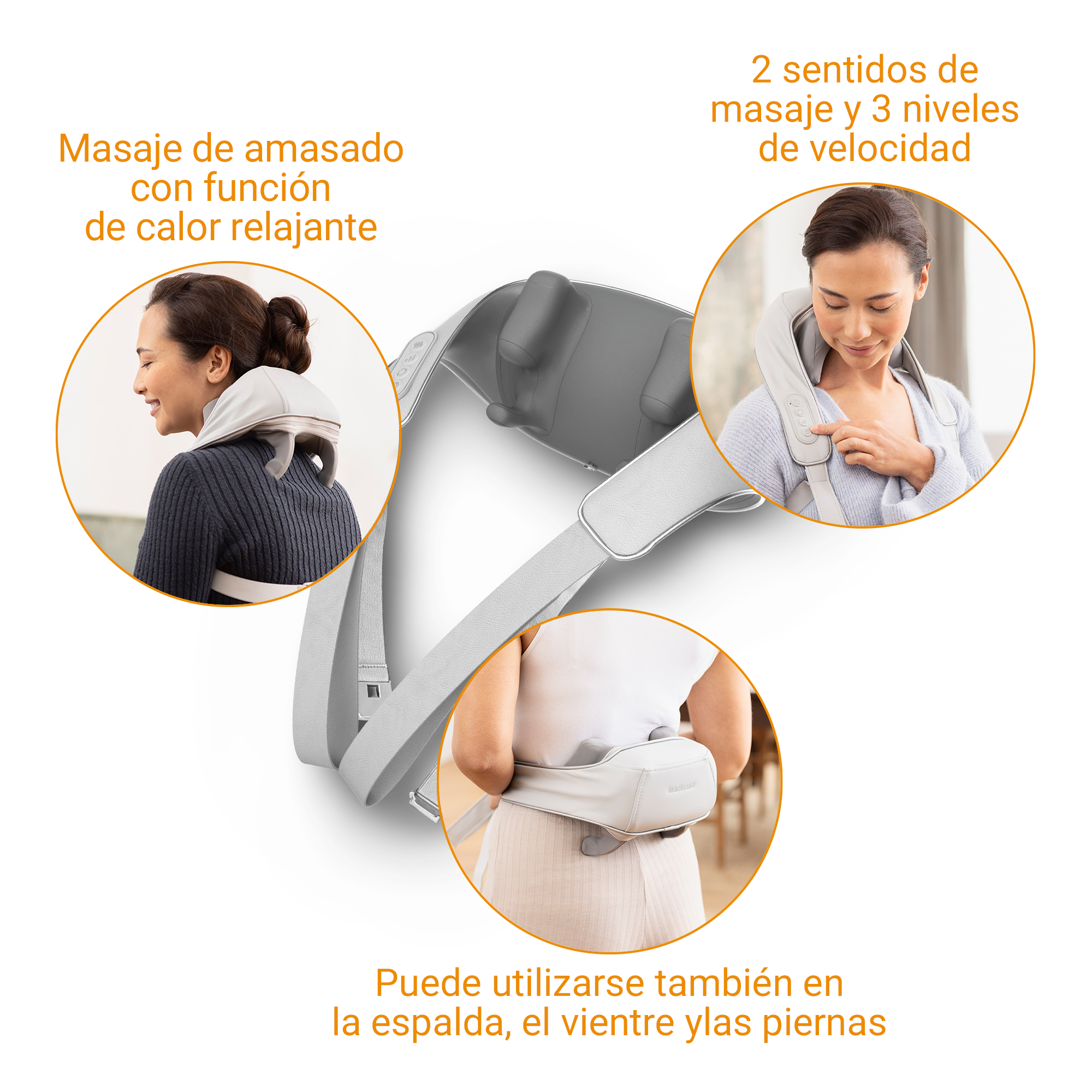 NM 990 | Masajeador de cuello inalámbrico