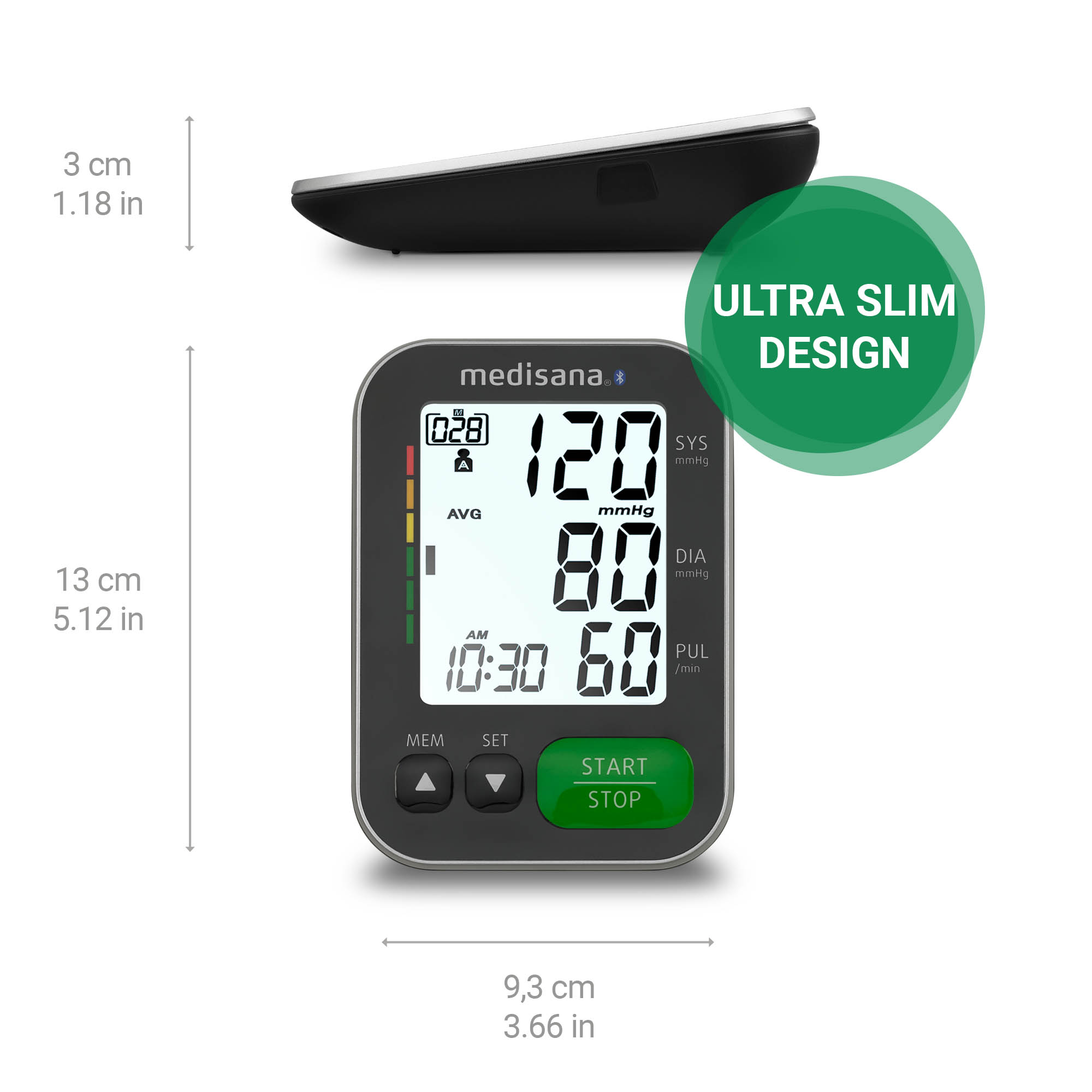 BU 570 Connect | Tensiómetro de brazo negro