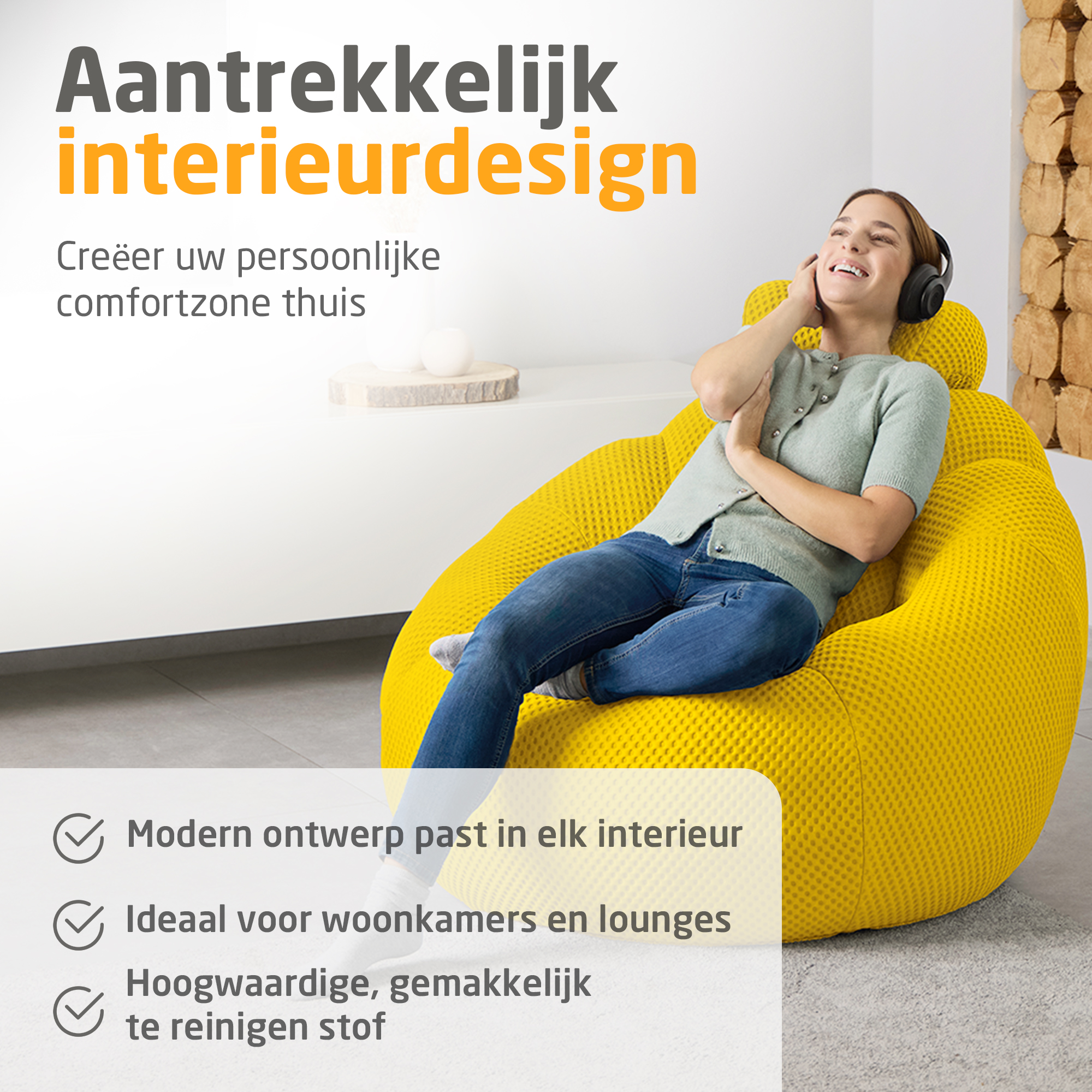 medisana RS 200 Bubble sofa - Oranje