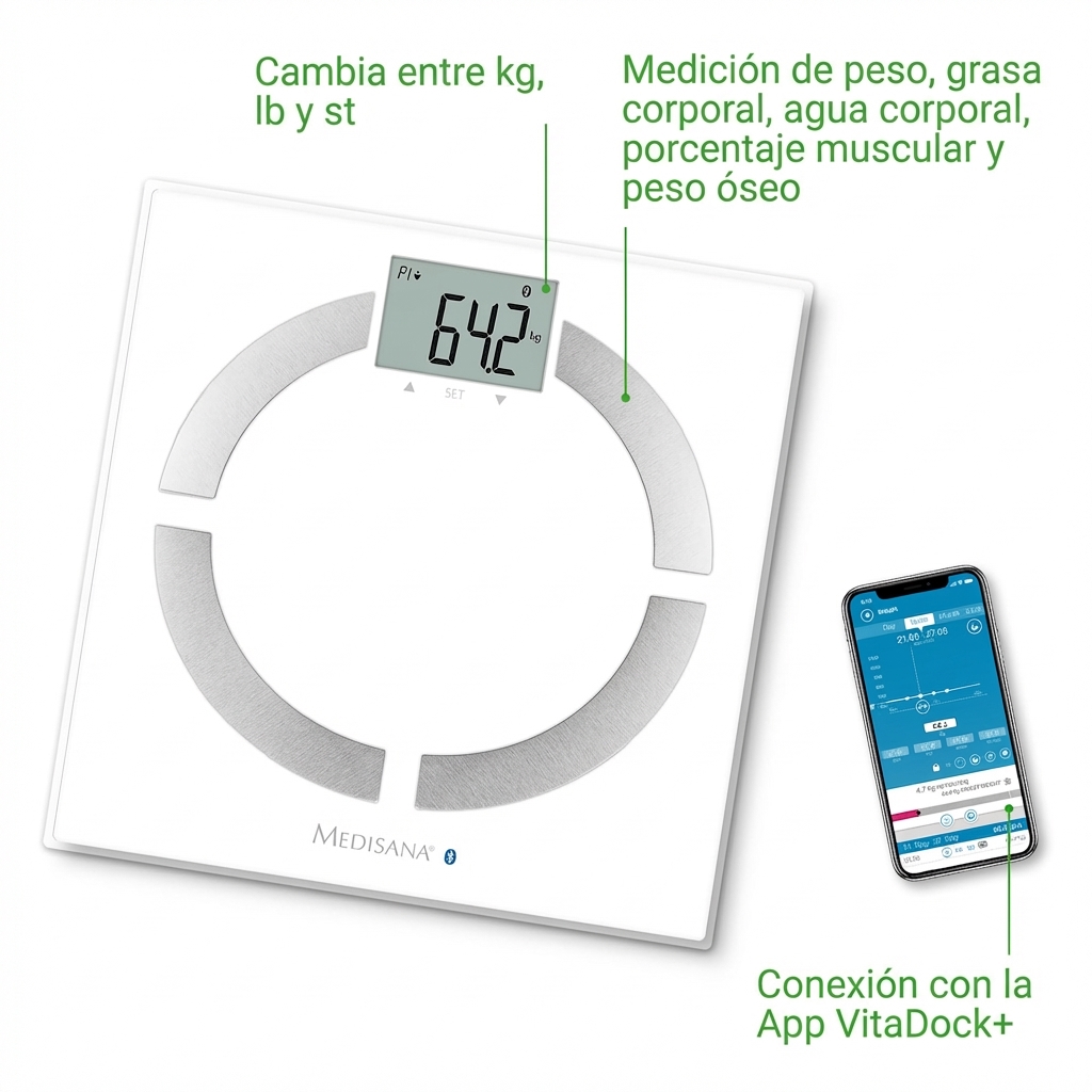 BS 444 connect | Báscula de análisis corporal