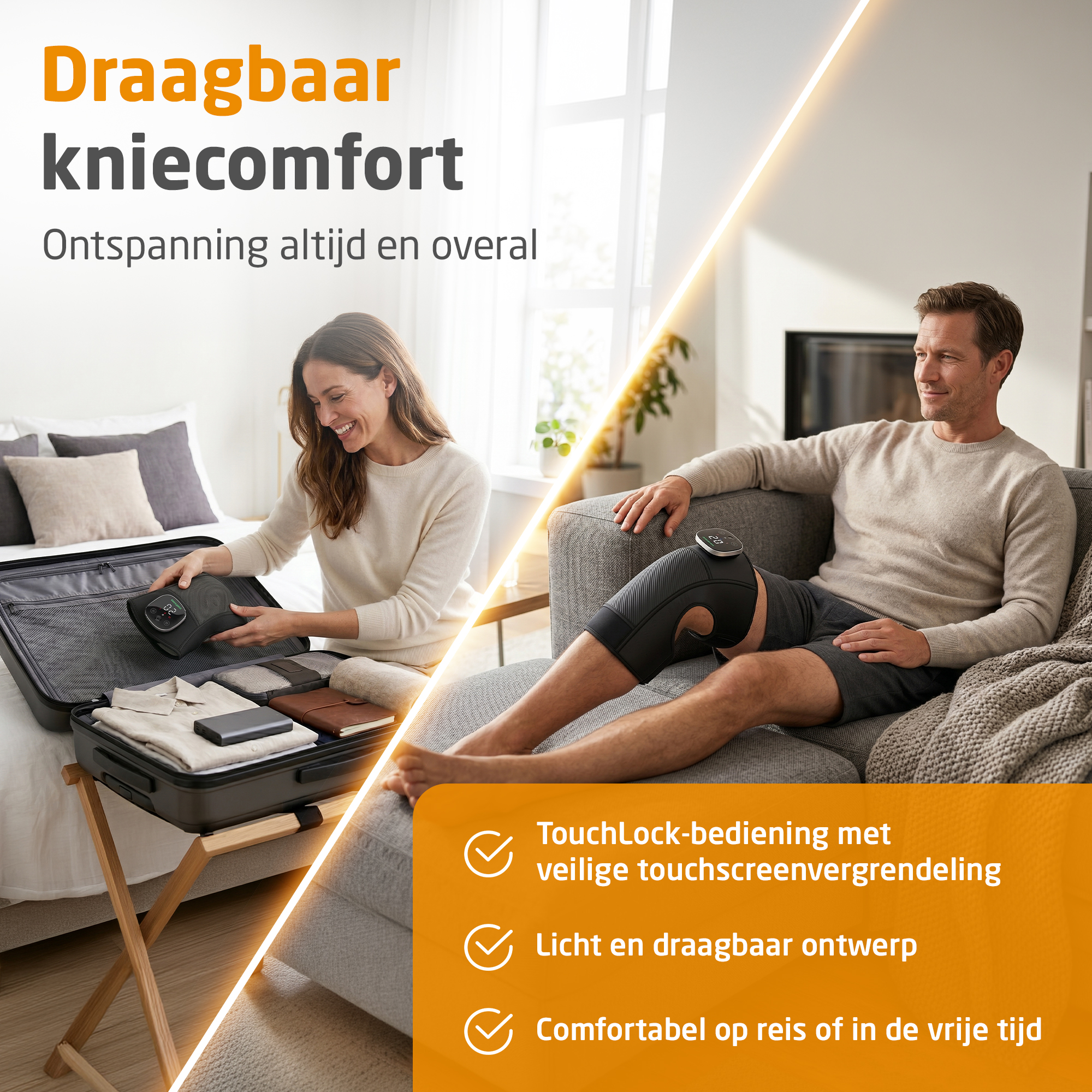 Cordless Vibrating Knee Massager | KM 100