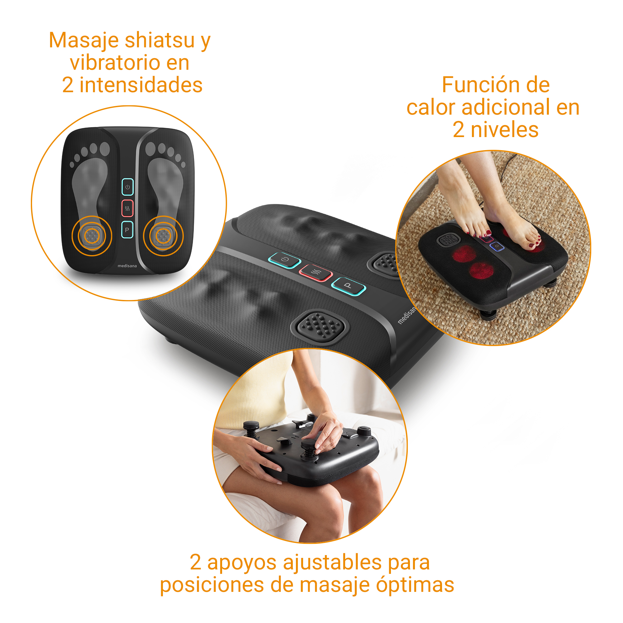 LM 100 | Energizante 2 en 1 masajeador de pies y piernas