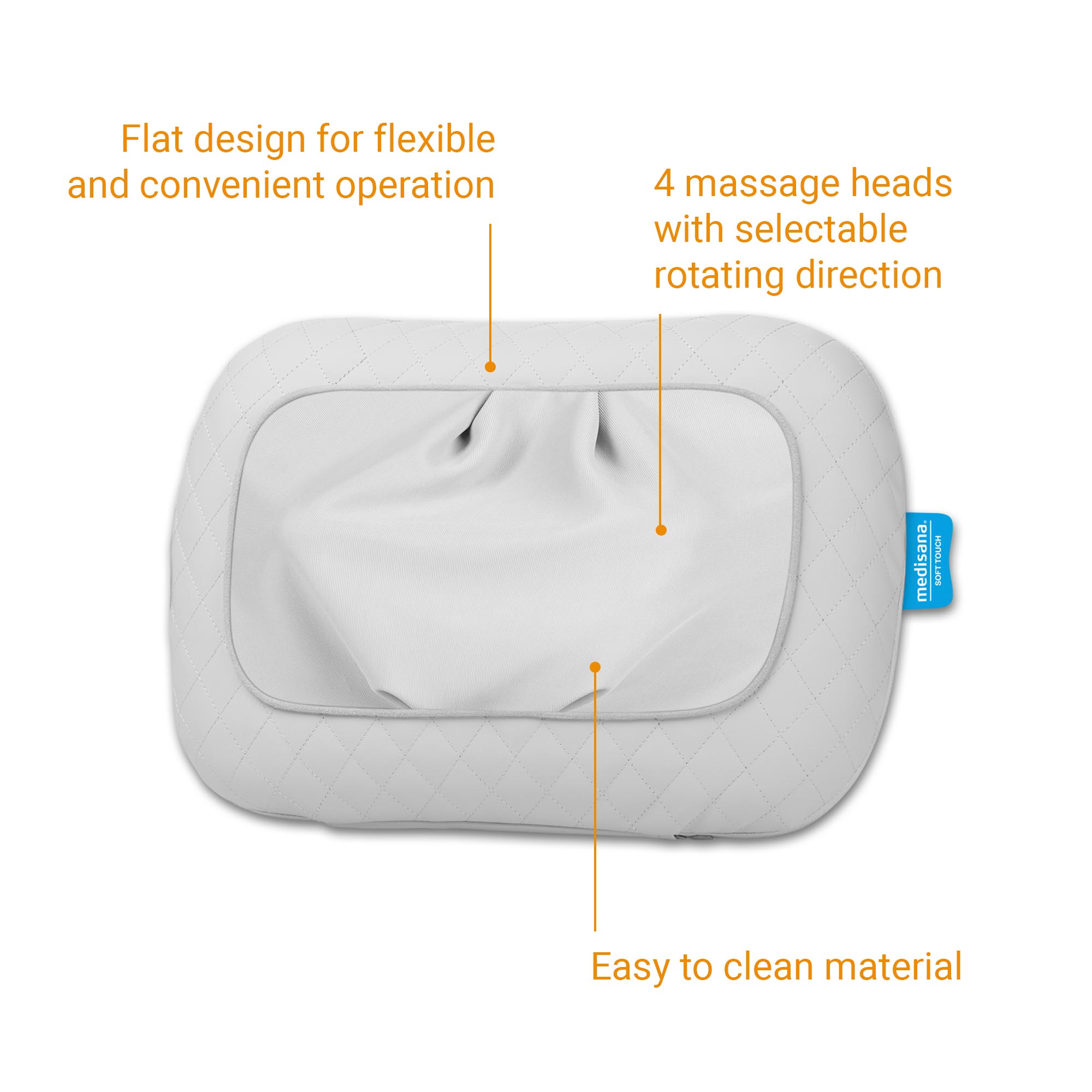MCG 800 grey | Comfort Shiatsu Massage Cushion