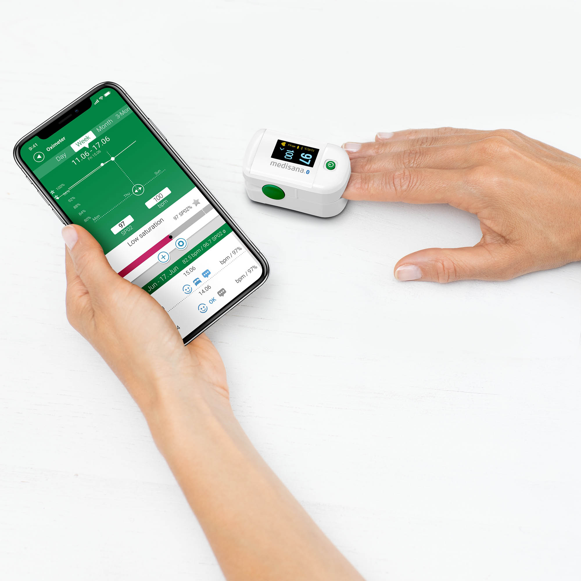 PM 100 connect | pulsoximeter