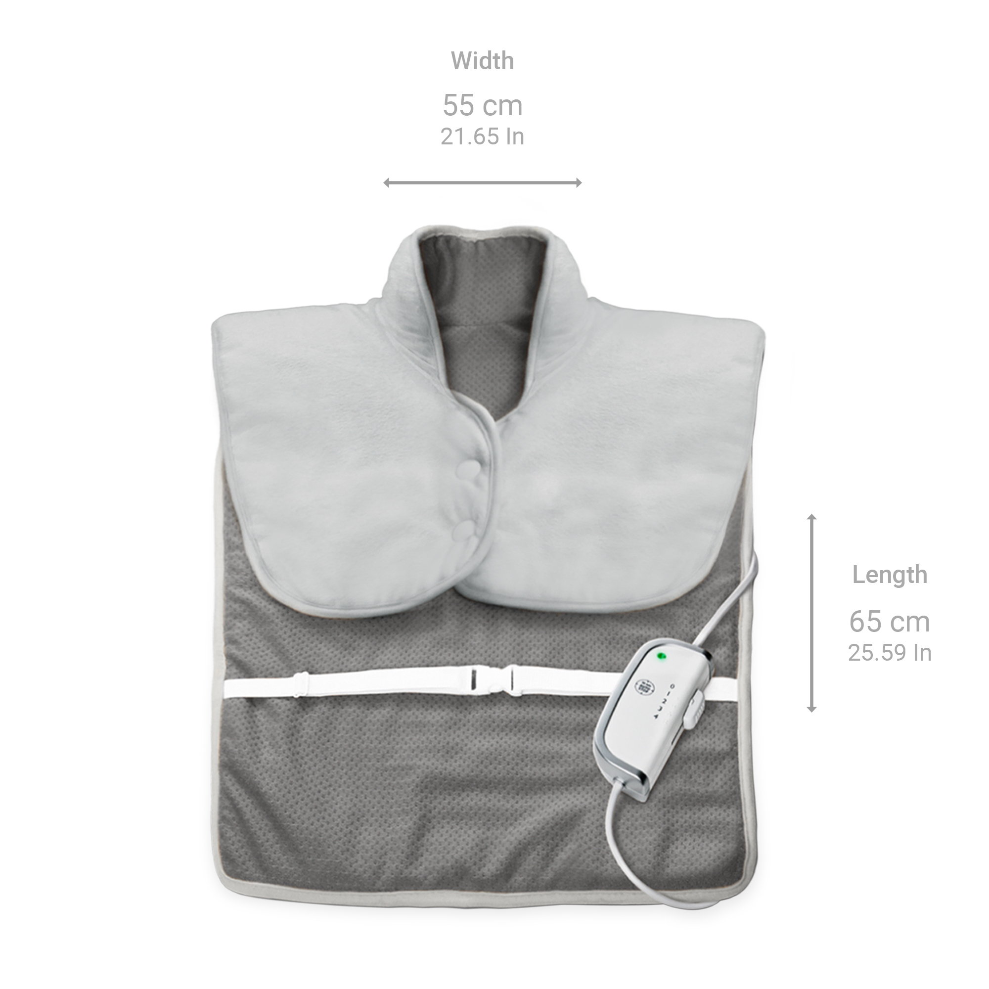 19ce937a2dcf3b9e9b019472b8a1253f HP 630 | Heating pad for the shoulders and back