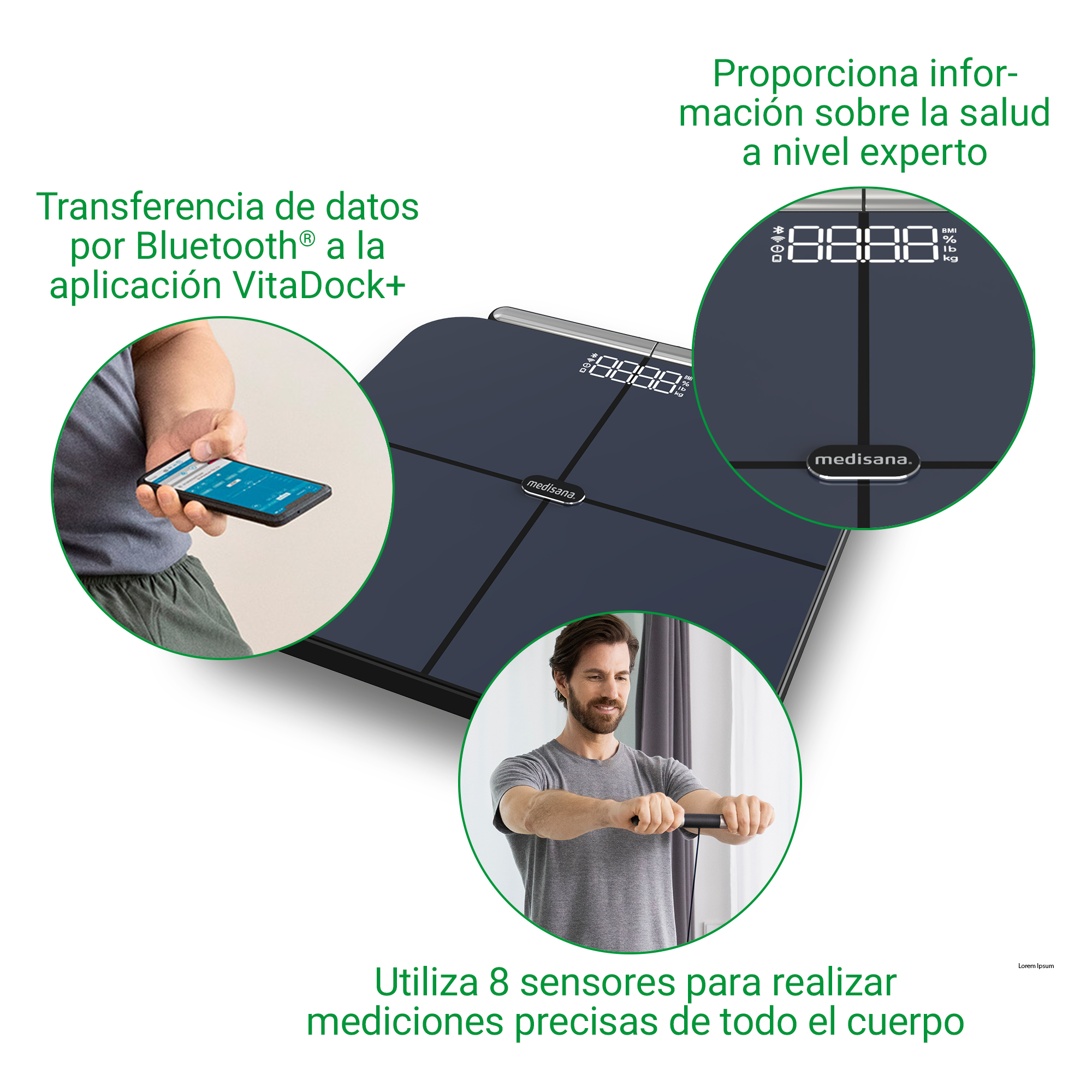 BS 850 connect | Báscula analítica corporal 
