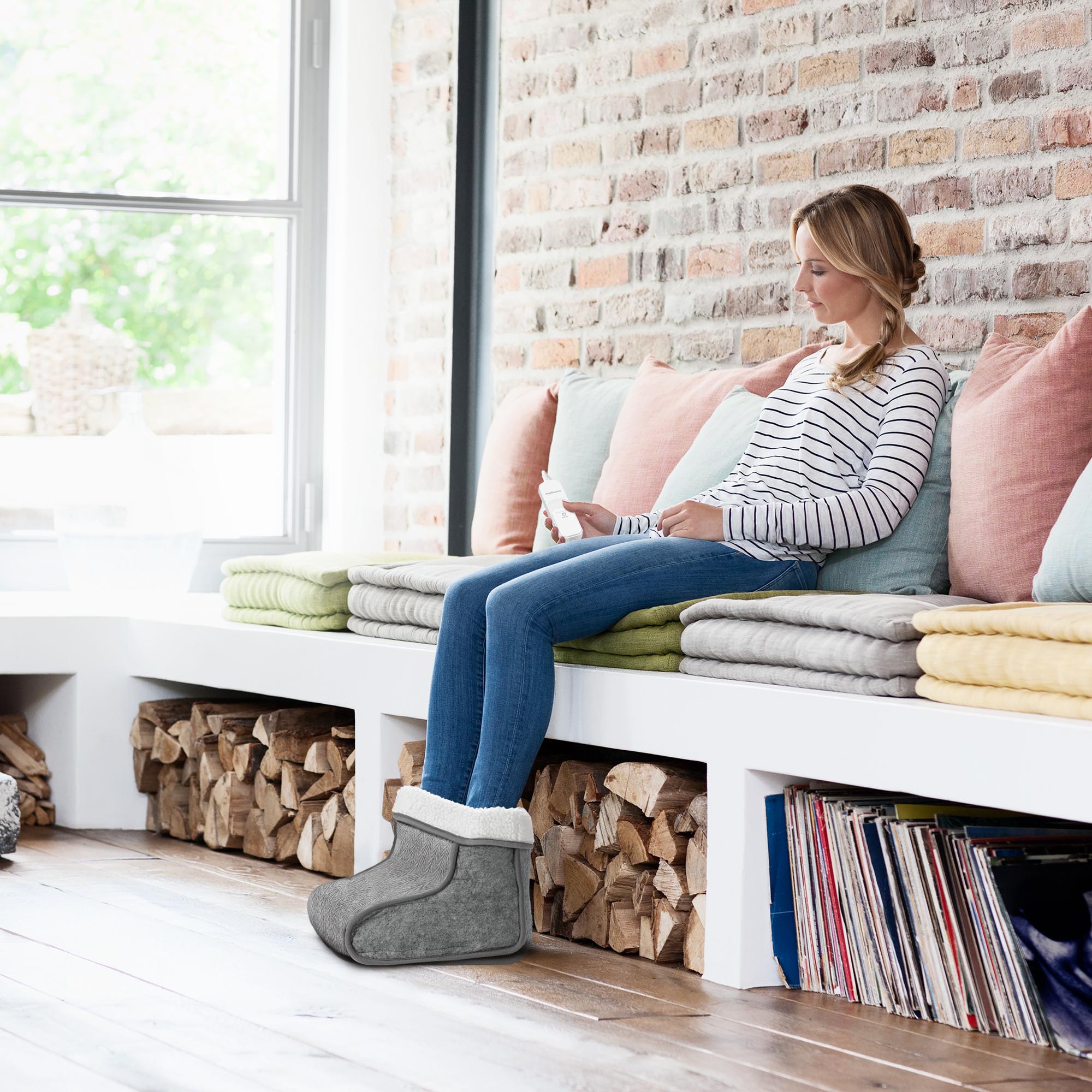 ed36fb2854fb1a241059532efb13fa7f FW 150 | Knitted foot warmer