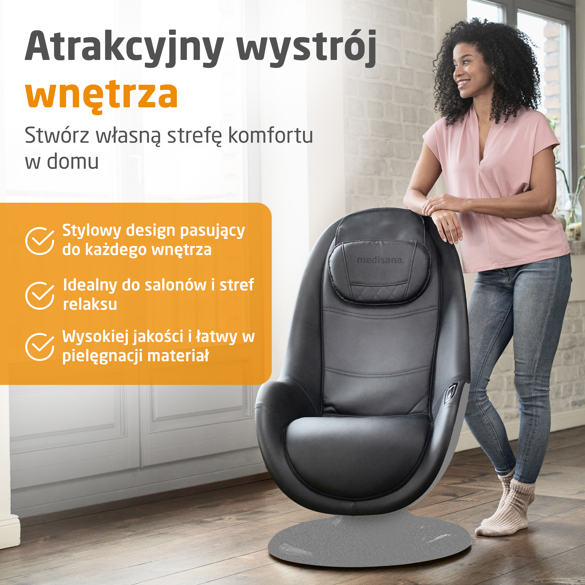 RS 670 | Lounge Chair with Massage Function and Ottoman