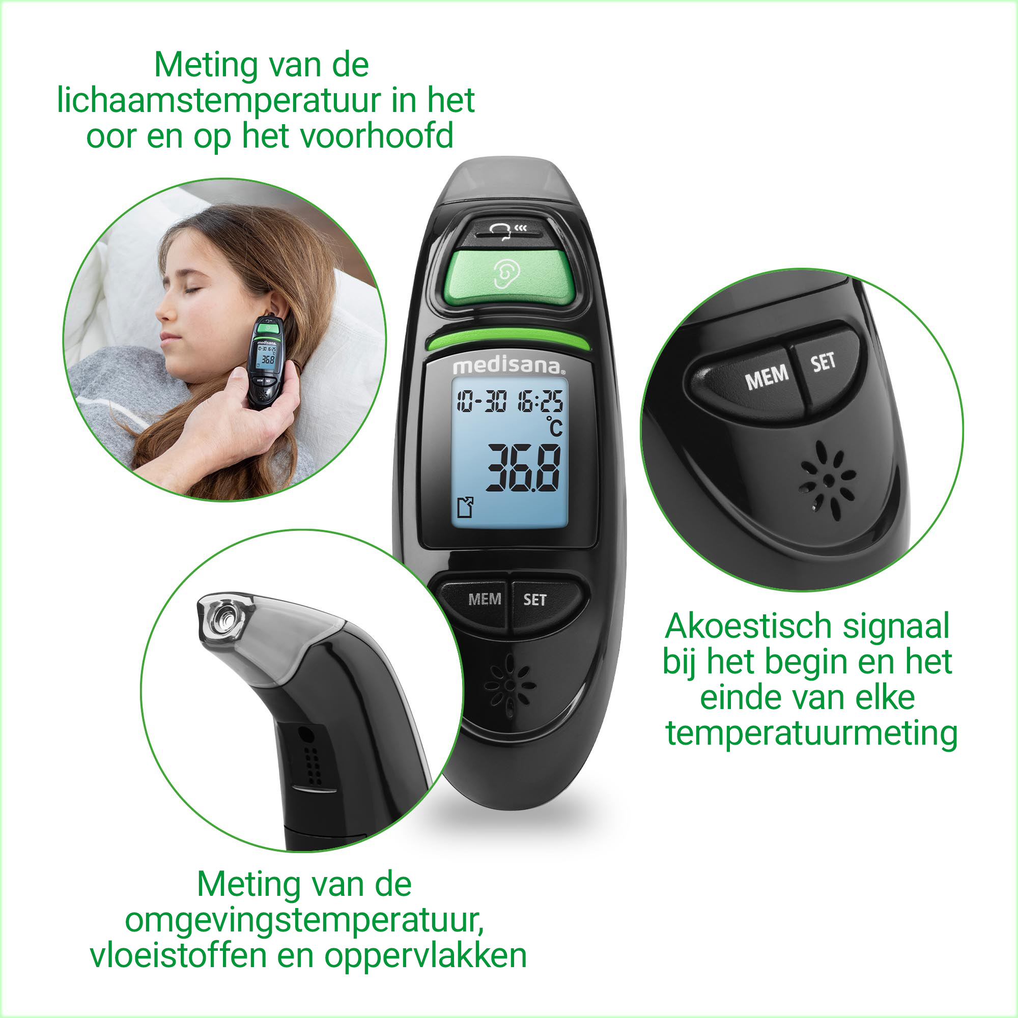 TM 750 | Infrarood-Multifunctionele-Thermometer