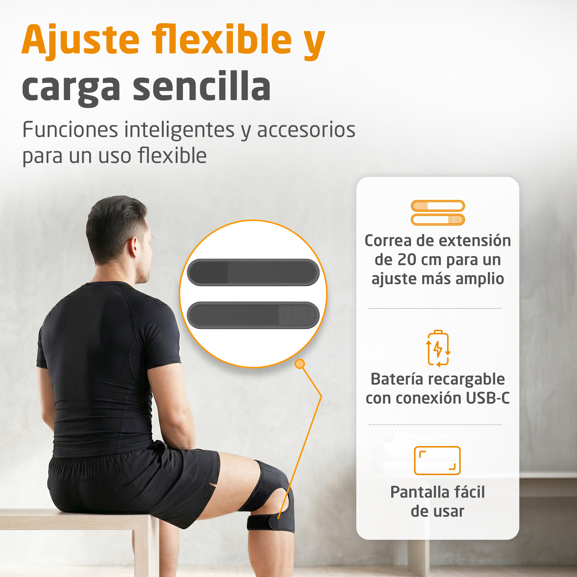 Cordless Vibrating Knee Massager | KM 100