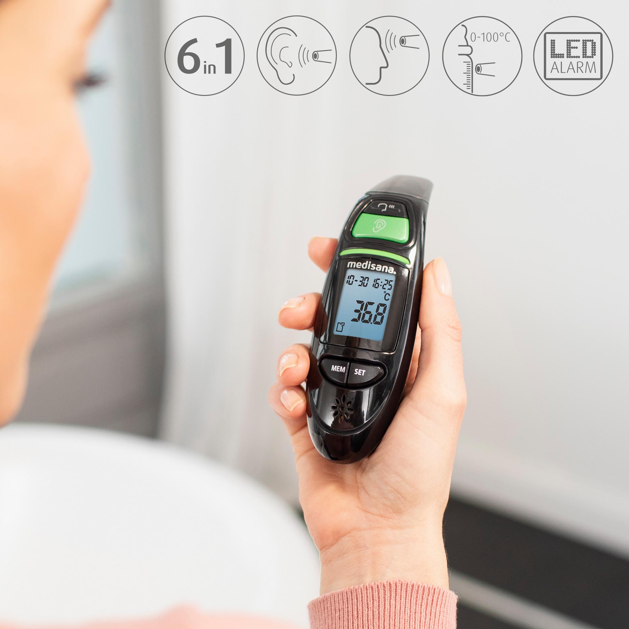 TM 750 | Infrarood-Multifunctionele-Thermometer