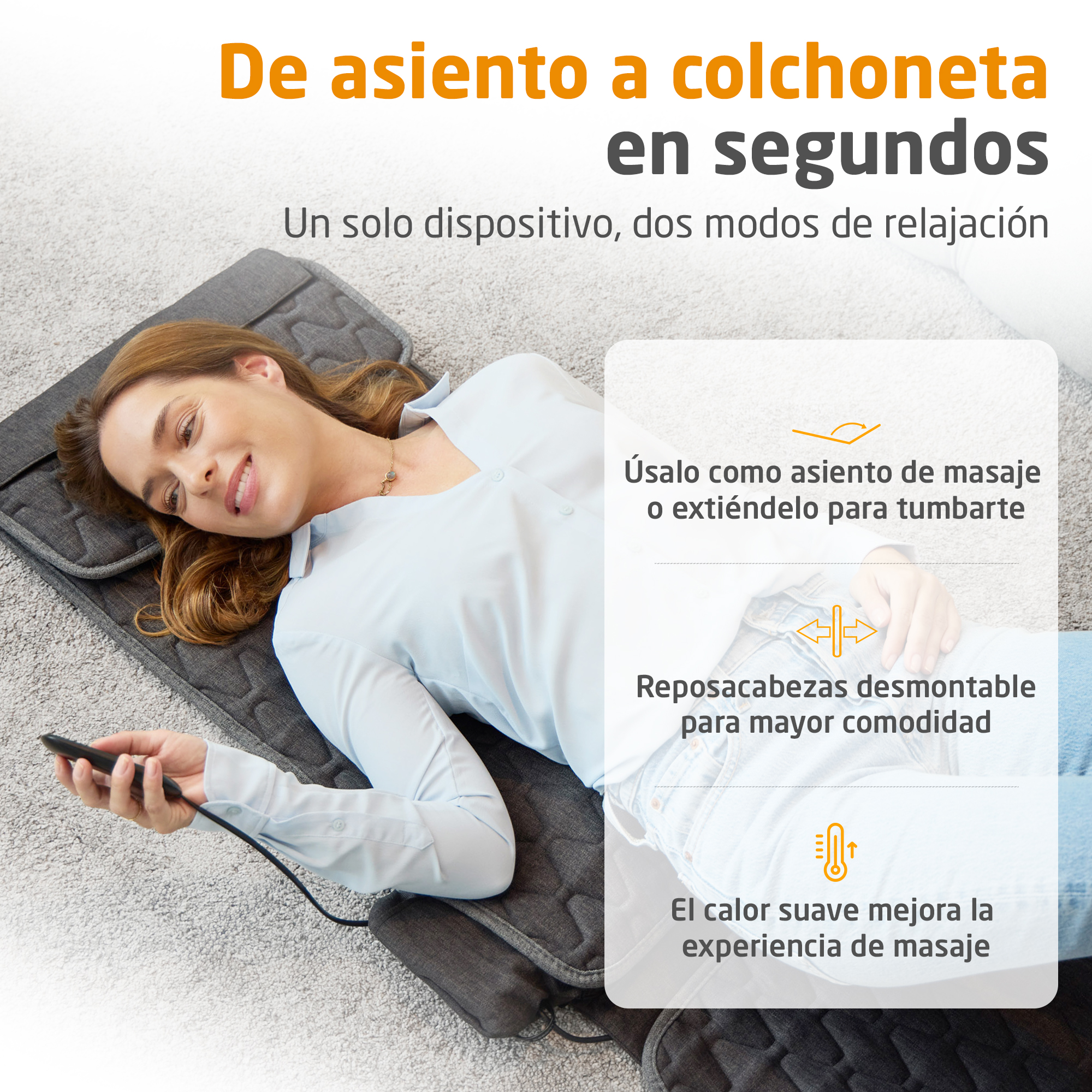 MC 700 | Cojín de masaje para asiento