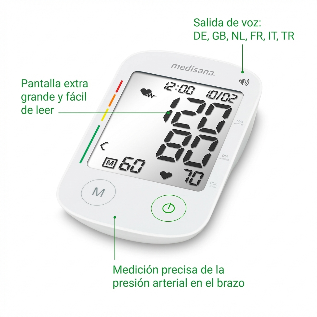 BU 535 Voice | Monitor de presión arterial de brazo superior