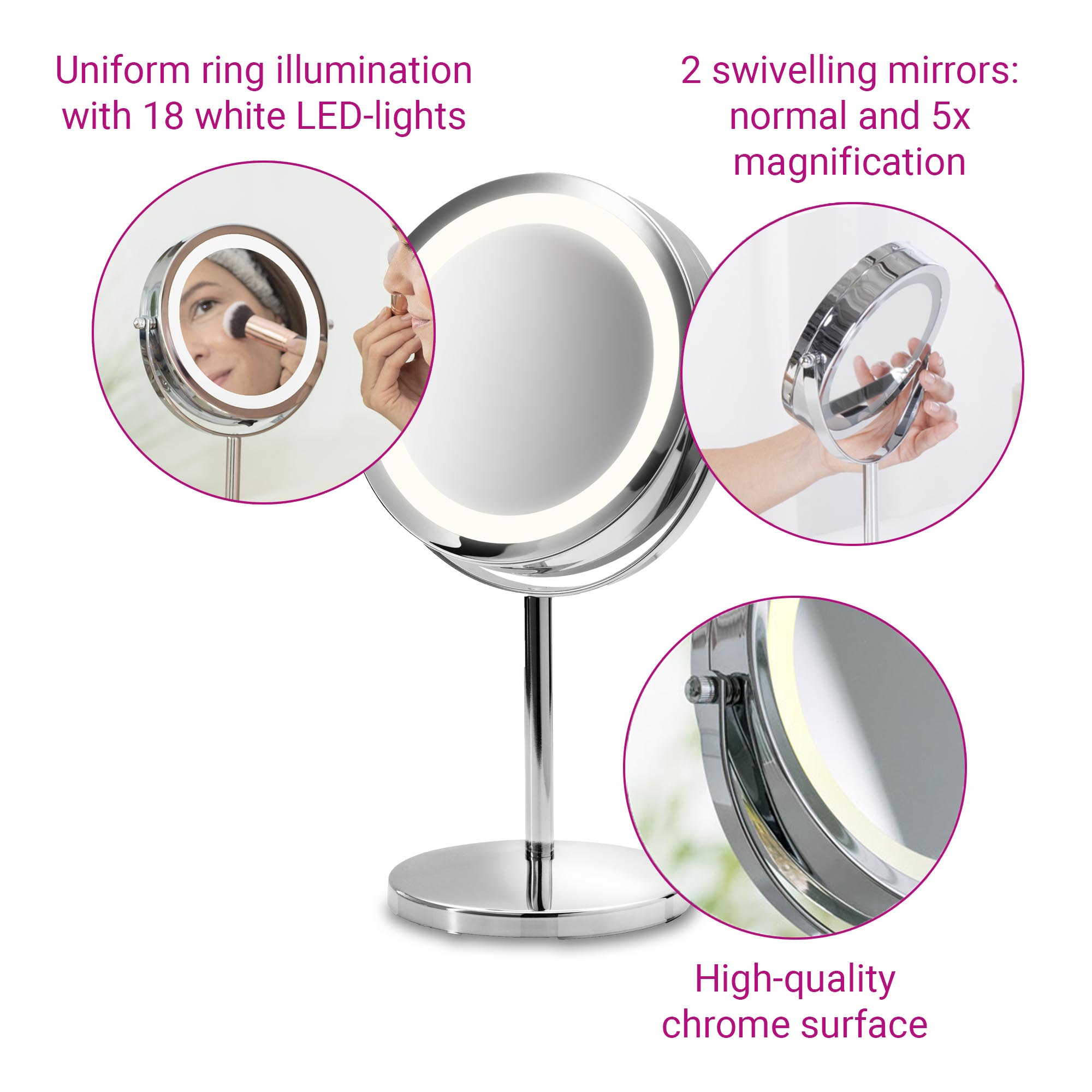 165ea46f4b329582ccae7dabb8f2cc06 CM 840 | 2in1 cosmetics mirror