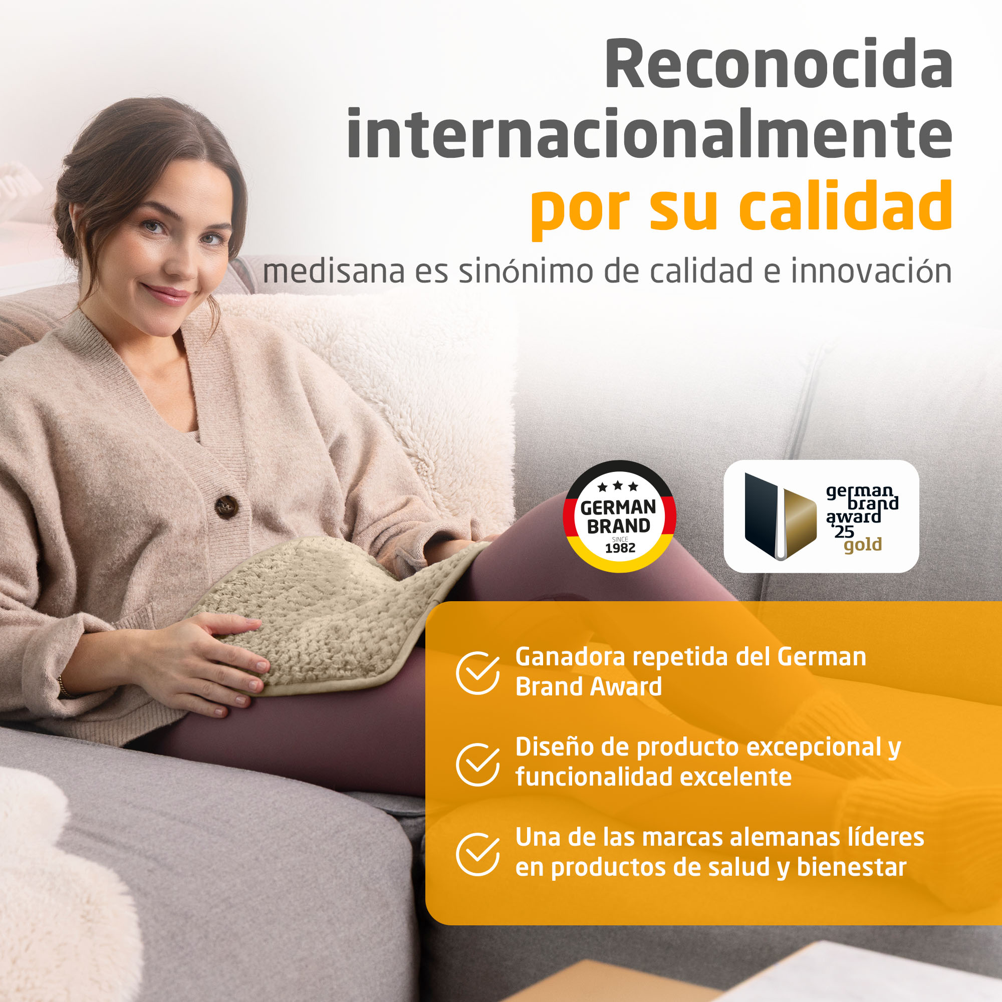 medisana HP 519 Heizkissen - cloud creme