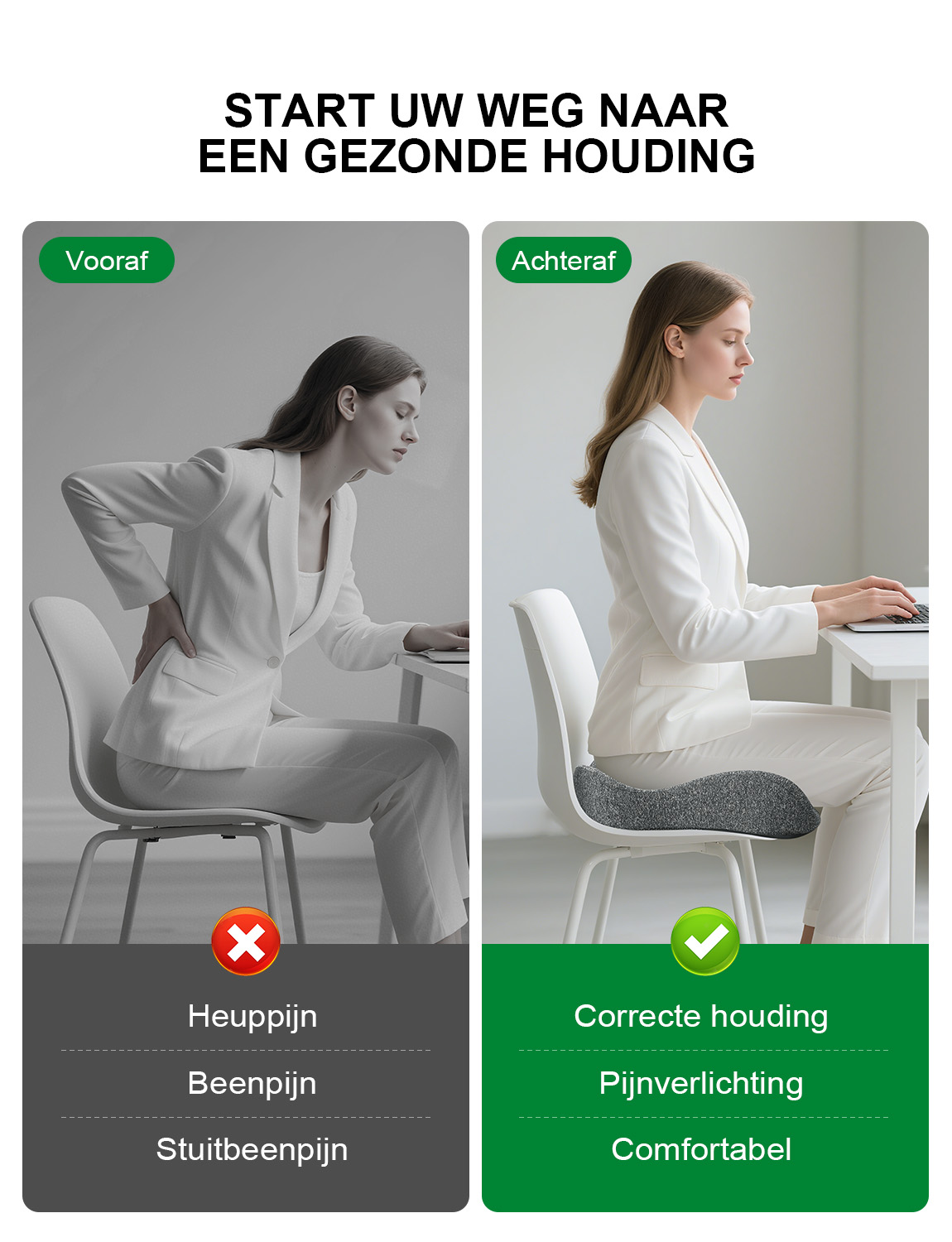 medisana MC 100 Ergonomisch zitkussen