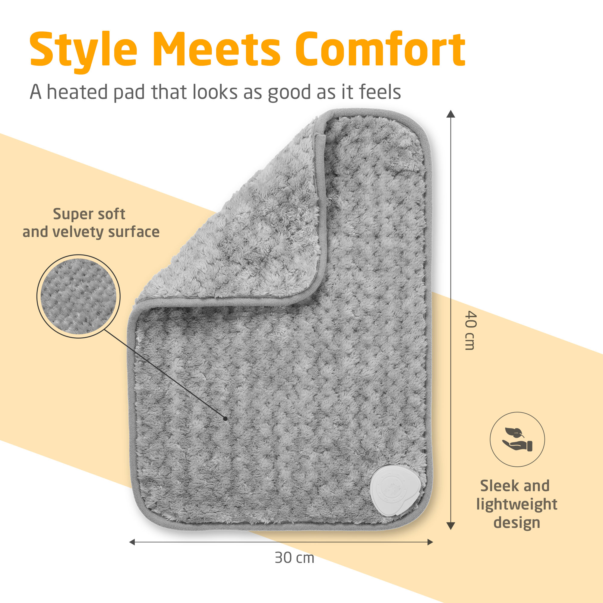 HP 516 | Heated pad | light grey